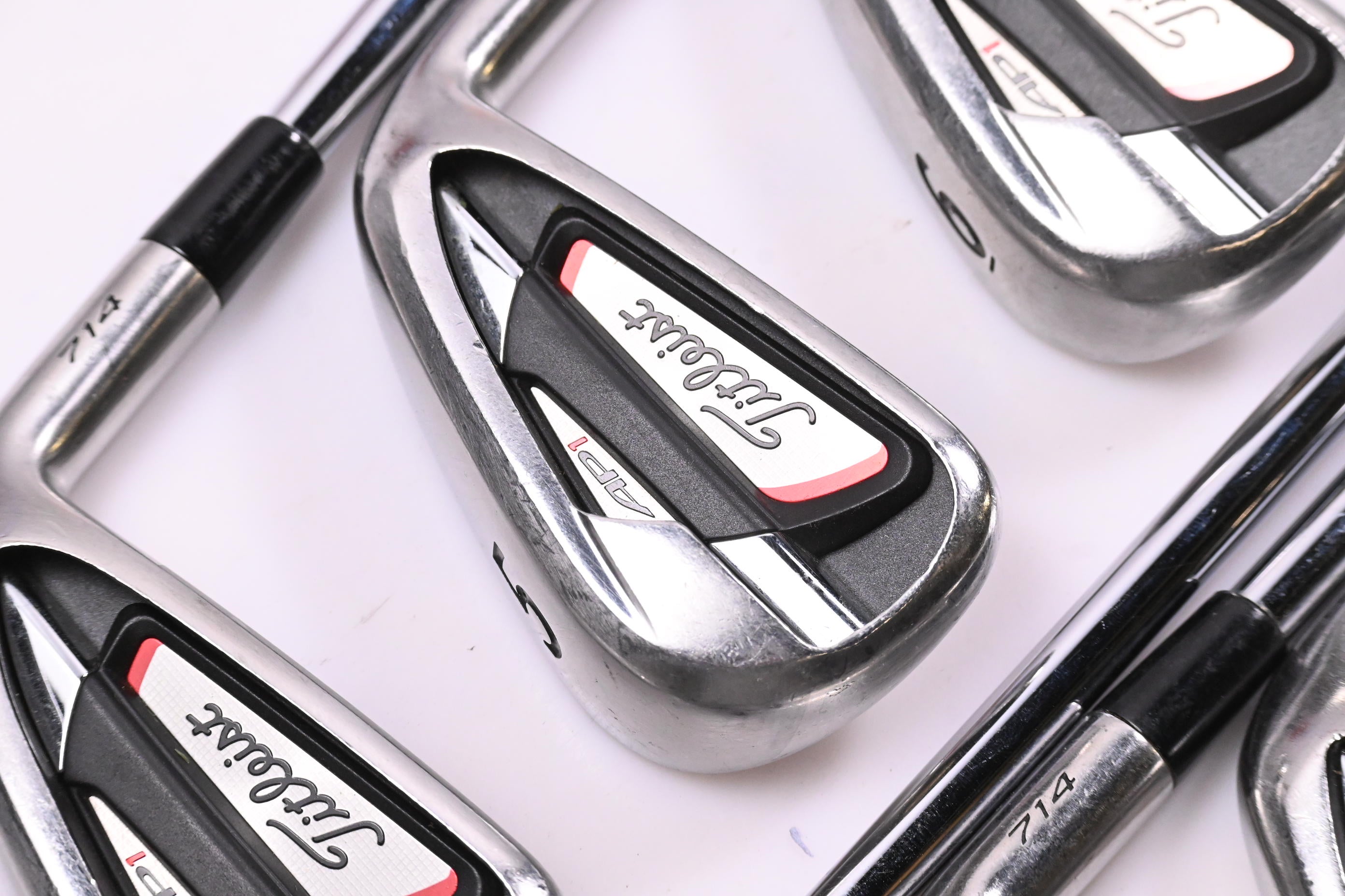 Titleist 714 AP1 Irons / 4-PW / Stiff Flex Dynamic Gold S300 Shafts