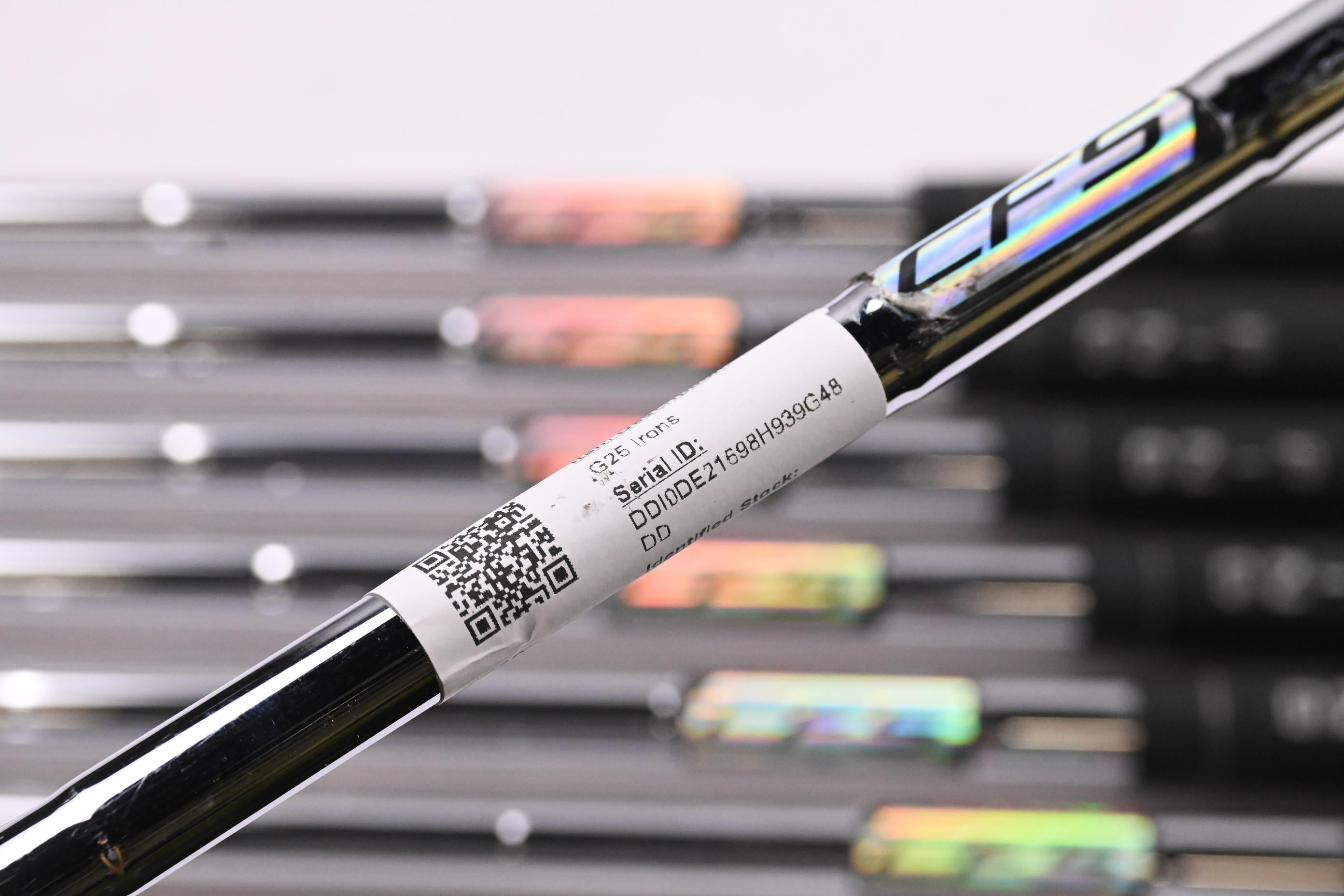 Ping G25 Irons / 5-PW+SW / Black Dot / Regular Flex Ping CFS Shafts