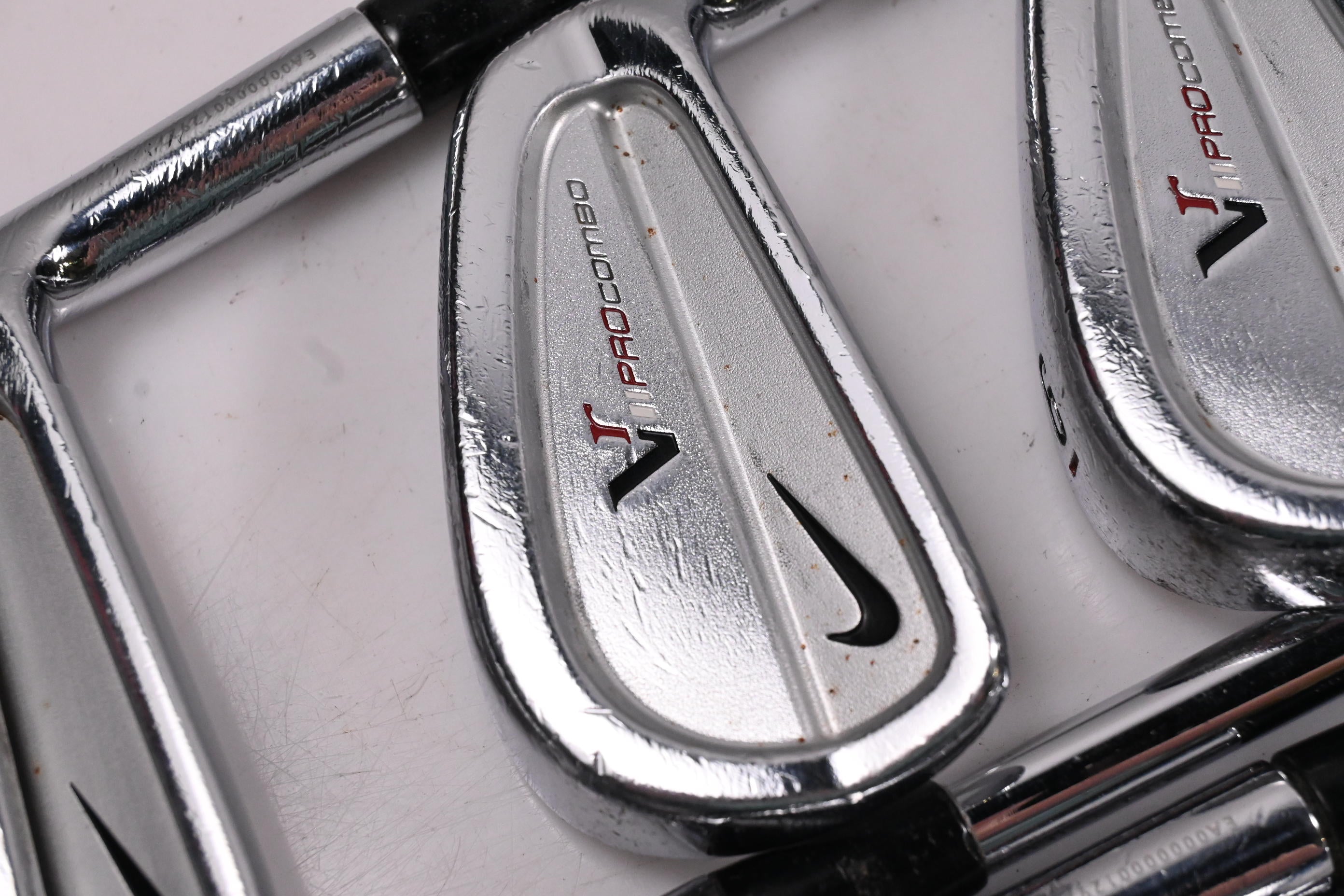 Nike VR Forged Pro Combo 2011 Irons / 4-PW / Stiff Flex Project X Rifle Shaft