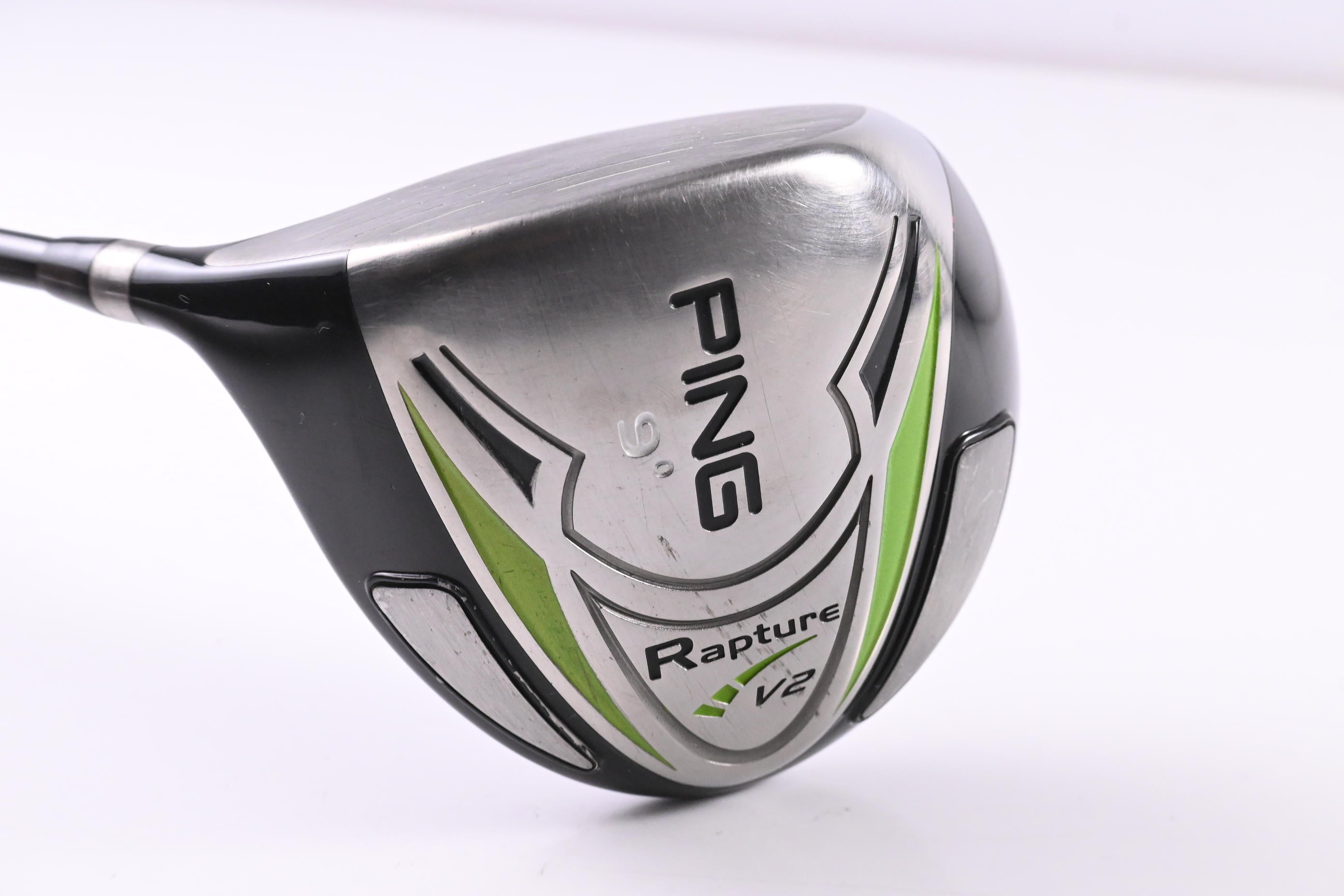 Left Hand Ping Rapture V2 Driver / 9 Degree / Regular Flex Ping TFC 939 D 52
