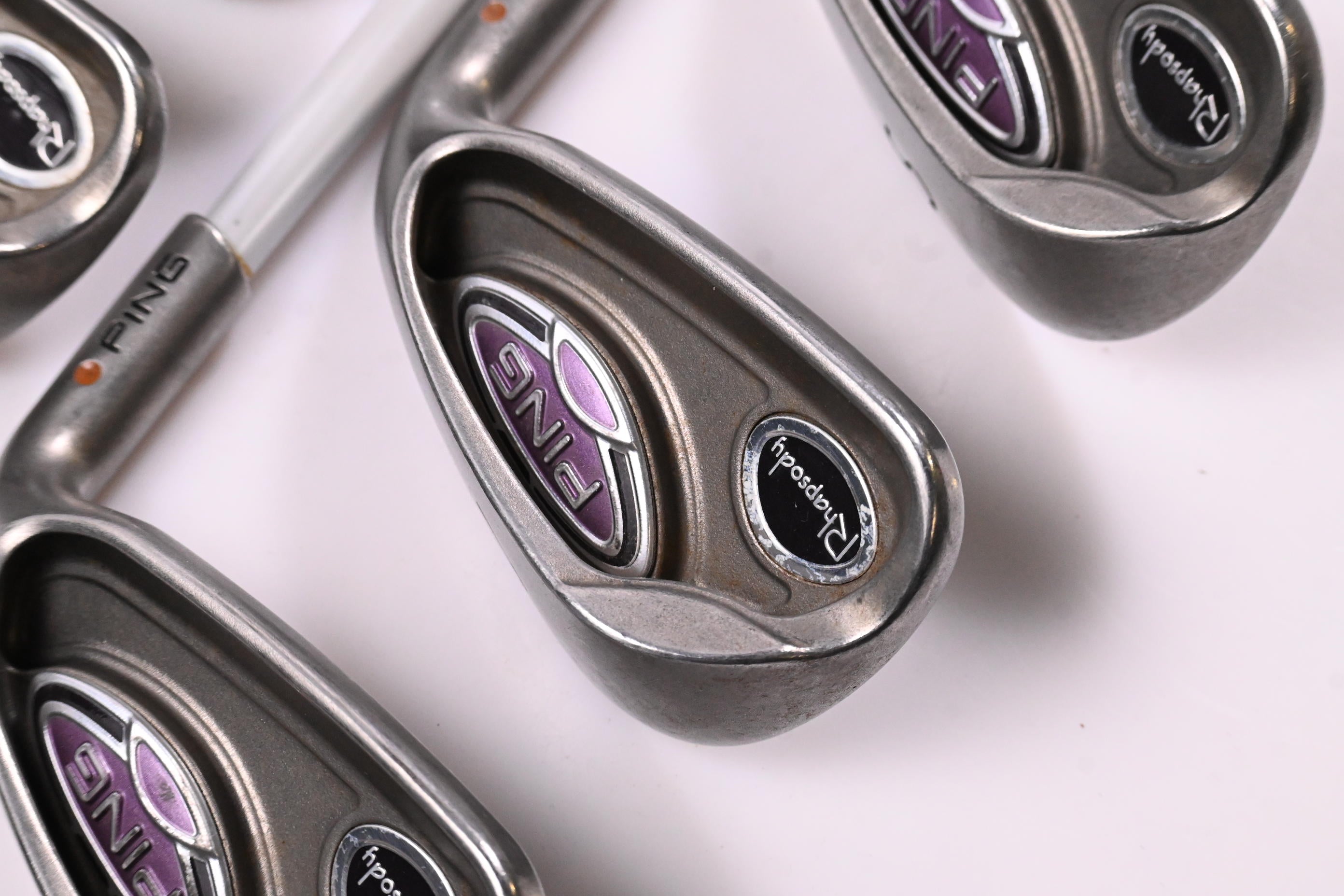 Ladies Ping Rhapsody Irons / 7-PW+SW / Brown Dot / Ladies Flex Ping ULT 129
