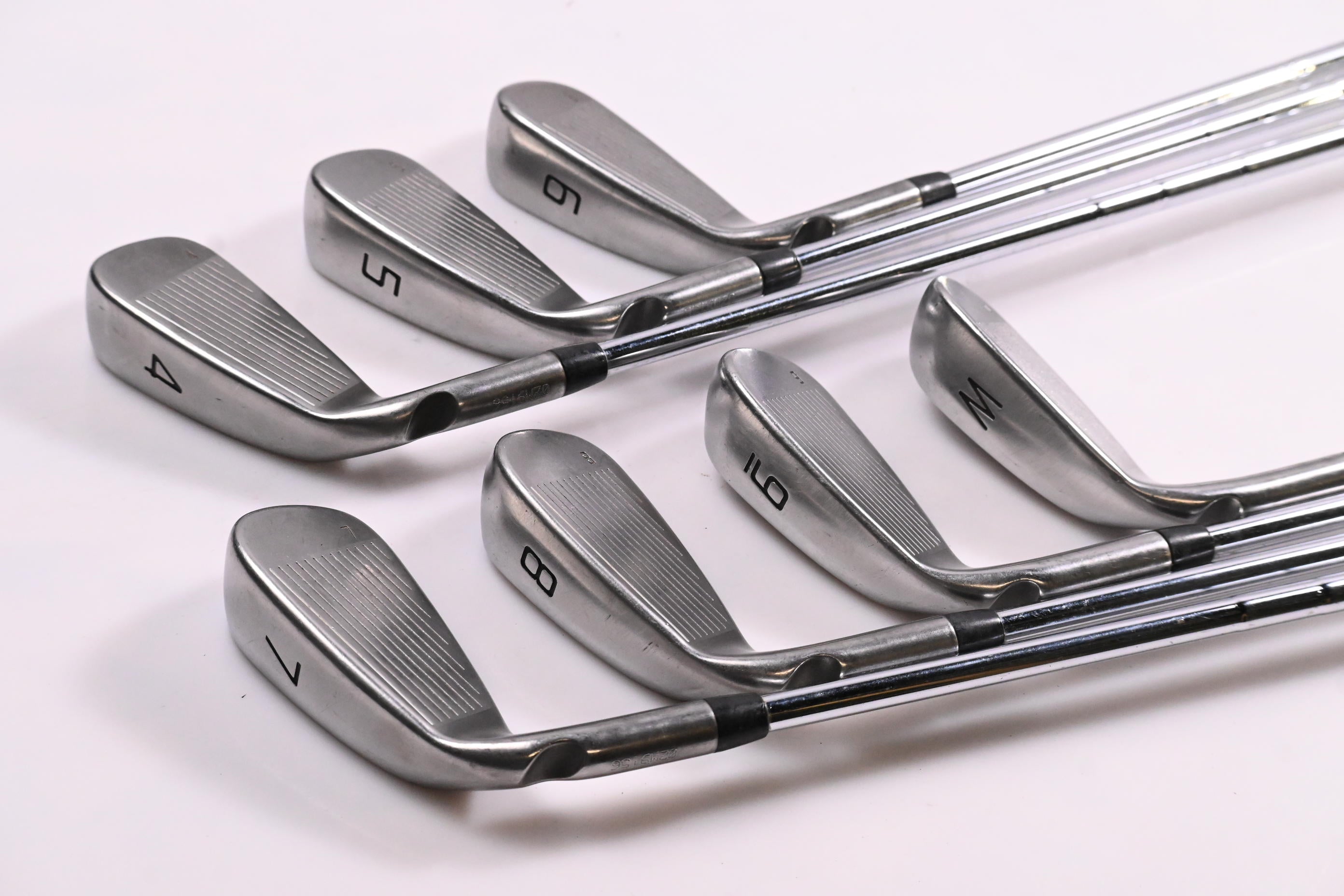 Ping GMax Irons / 4-PW / Yellow Dot / Stiff Flex Ping CFS Distance Shafts