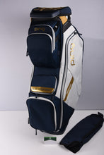 Load image into Gallery viewer, Ping Traverse Cart Bag / 14-Way Divider / White, Navy &amp; Gold
