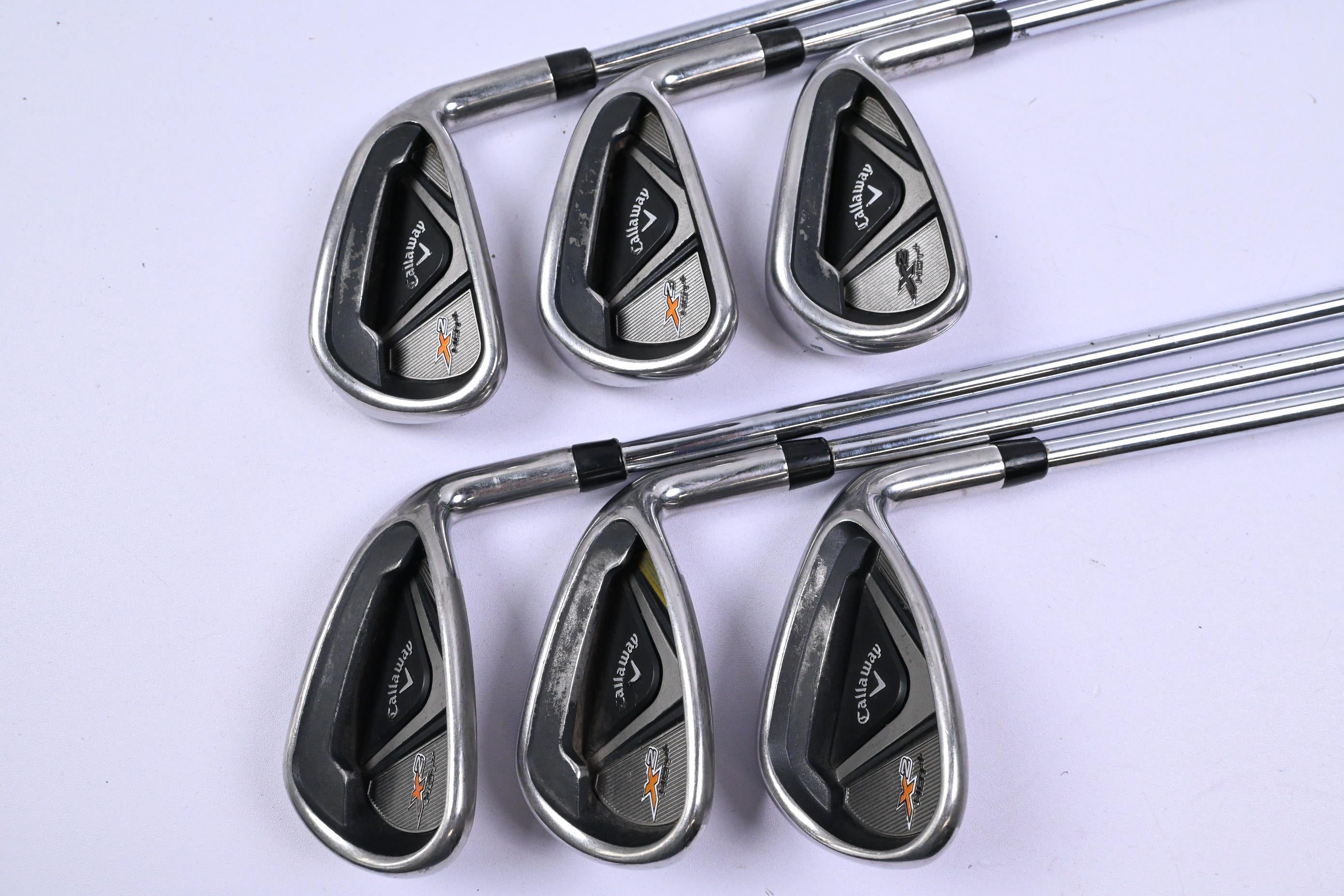 Callaway X2 Hot Irons / 6-PW+SW / Regular Flex Callaway X2 Hot Shafts