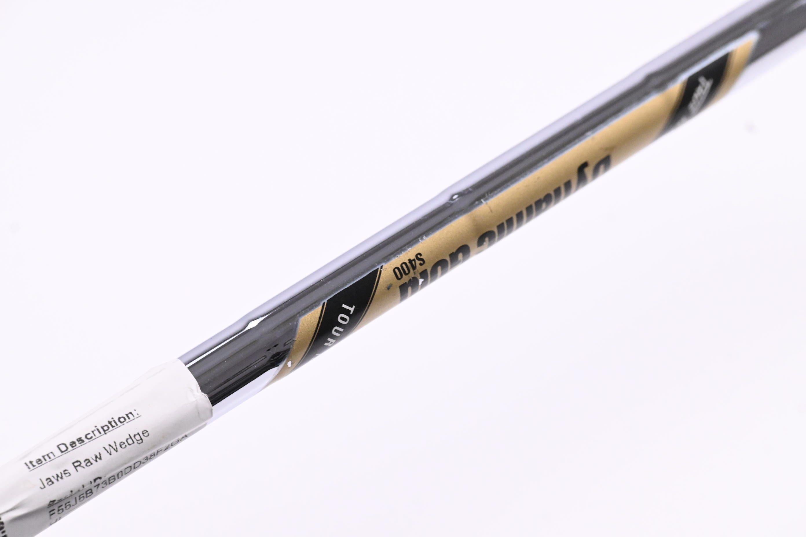 Callaway Jaws Raw Lob Wedge / 60 Degree / Stiff Flex Dynamic Gold S400 Shaft