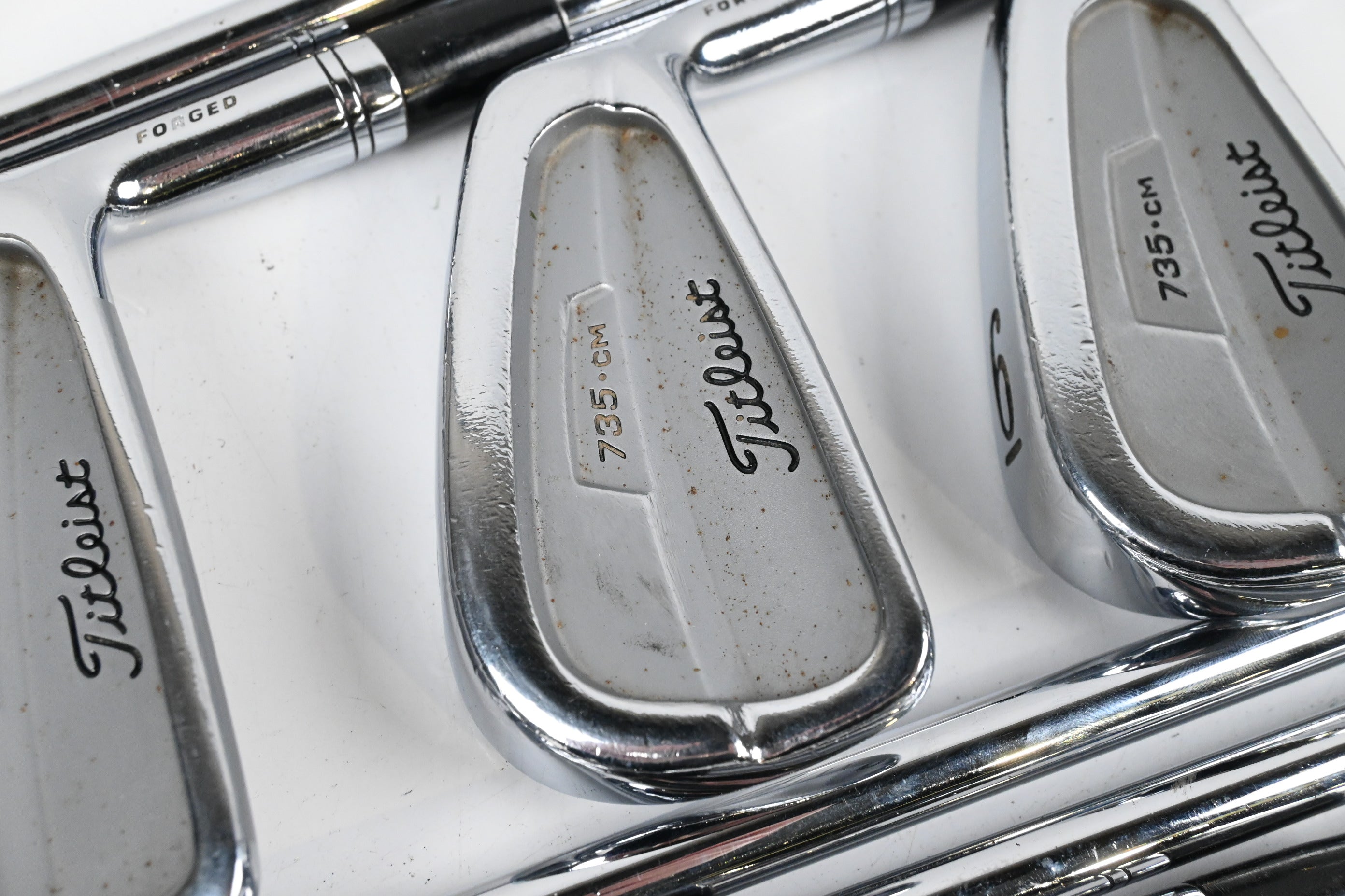 Titleist 735.CM Irons / 3-PW / Stiff Flex Dynamic Gold S300 Shafts
