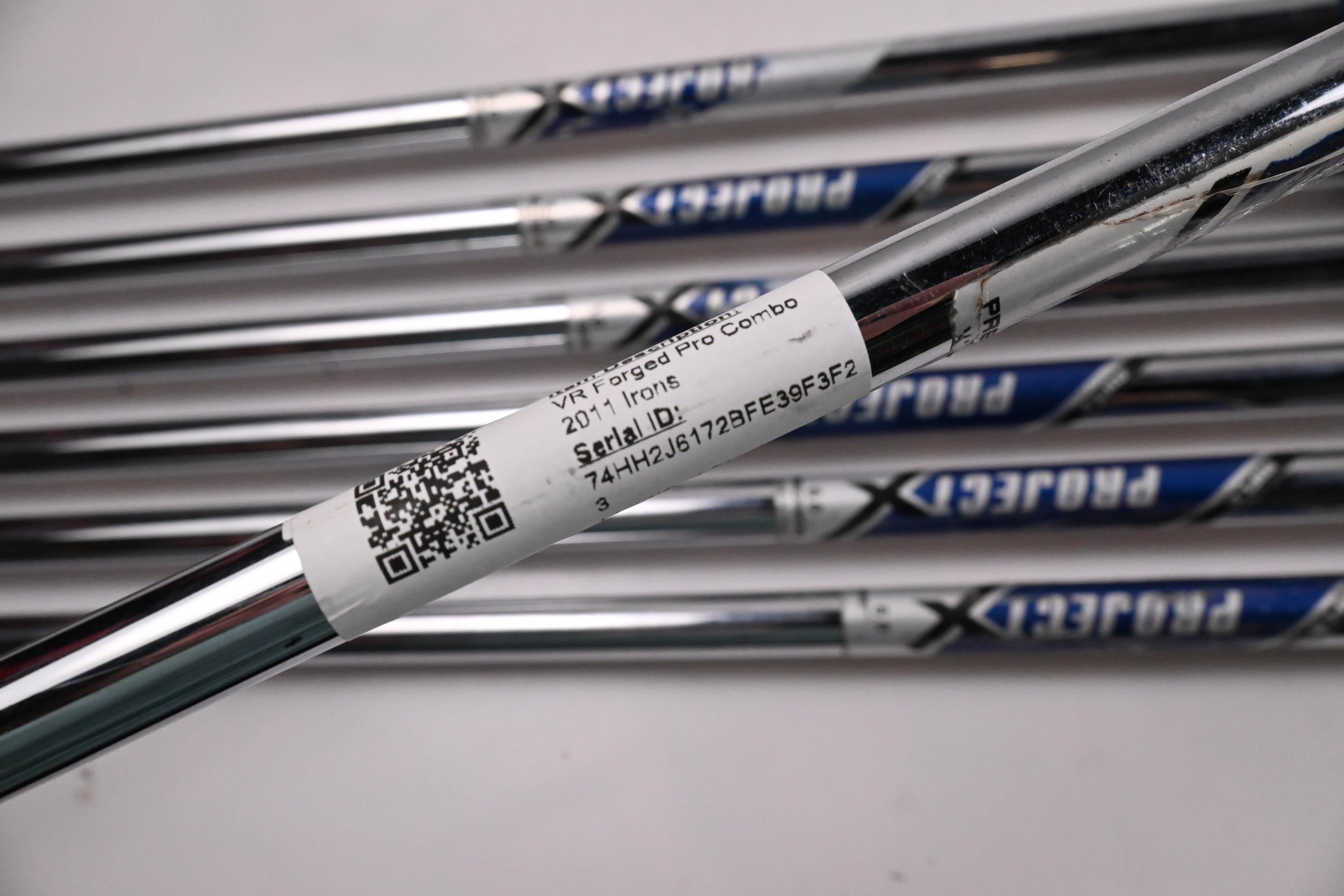 Nike VR Forged Pro Combo 2011 Irons / 4-PW / Stiff Flex Project X Rifle Shaft