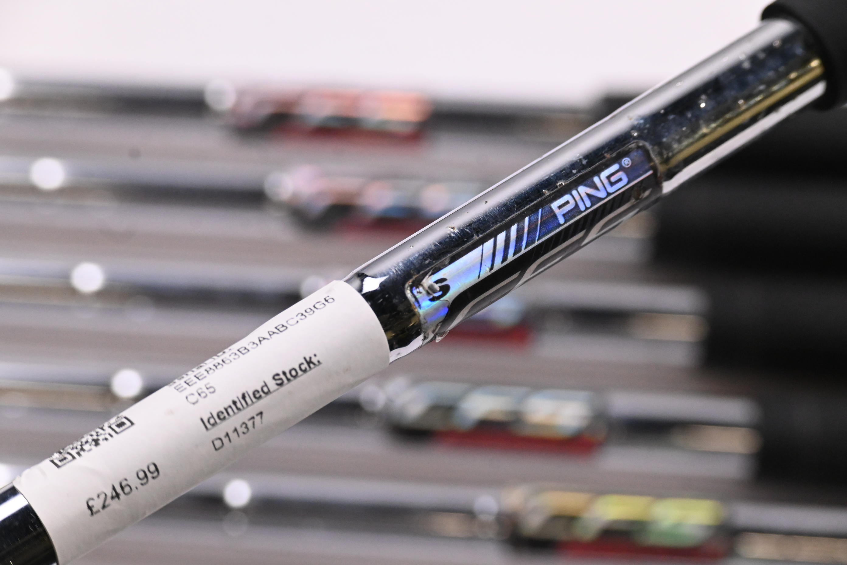 Ping GMax Irons / 4-PW / Yellow Dot / Stiff Flex Ping CFS Distance Shafts