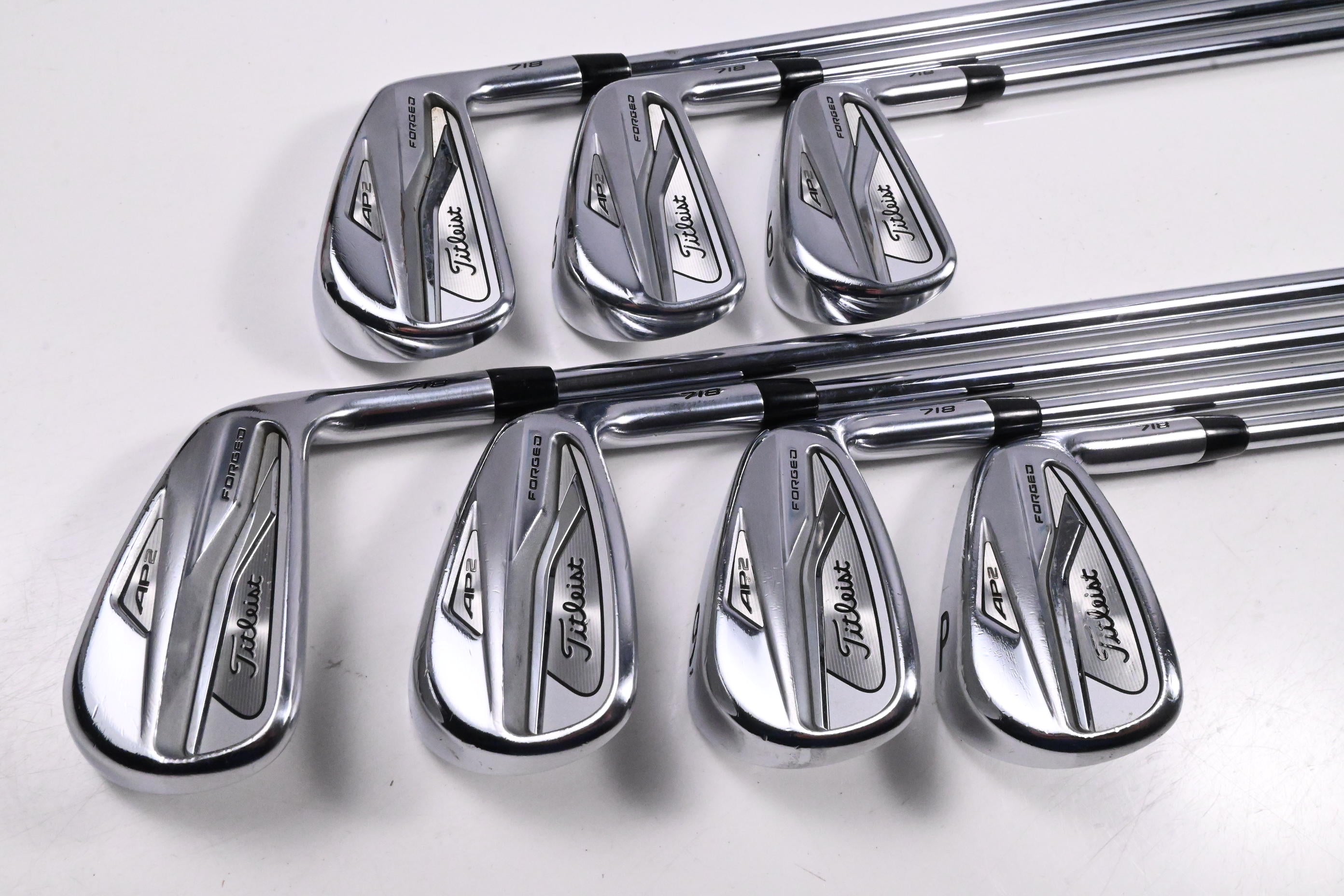 Titleist 718 AP2 Irons / 4-PW / Stiff Flex Project X Rifle Shafts