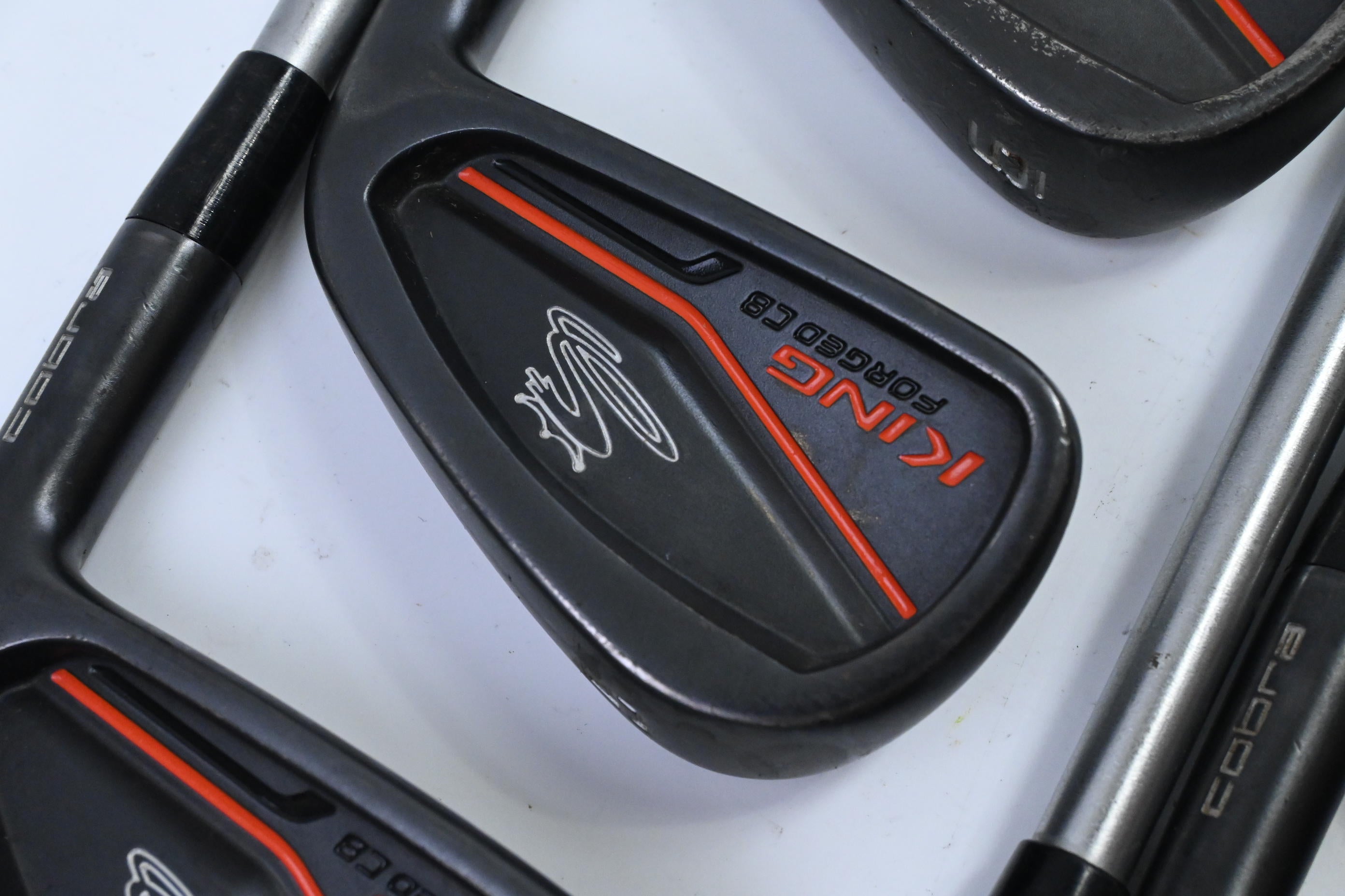 Cobra King Forged CB/MB 2019 Black Irons / 4-PW / Stiff Flex KBS Tour C-Taper