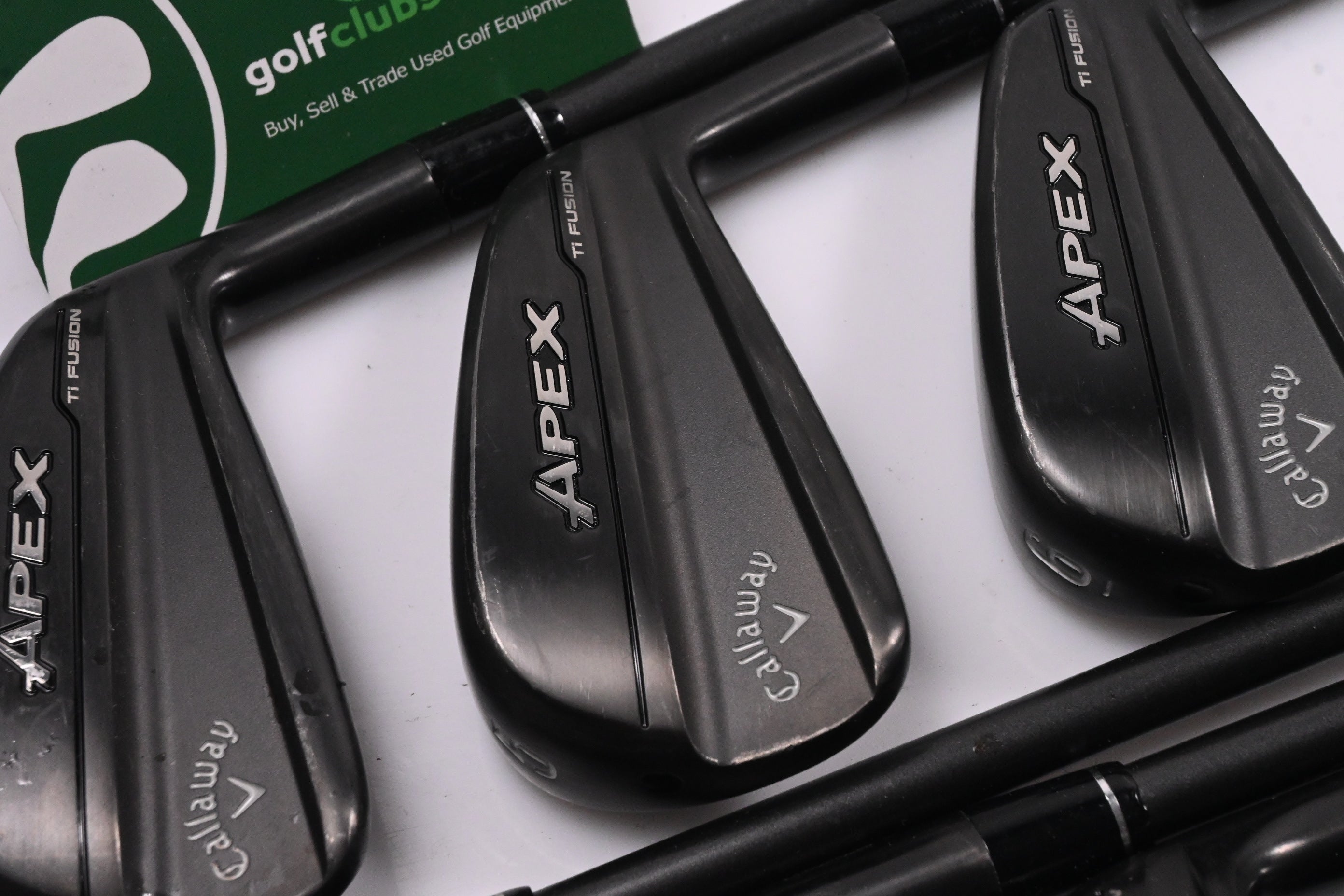 Callaway Apex Ti Fusion Irons / 4-PW / Stiff Flex Dynamic Gold Mid 100 S300