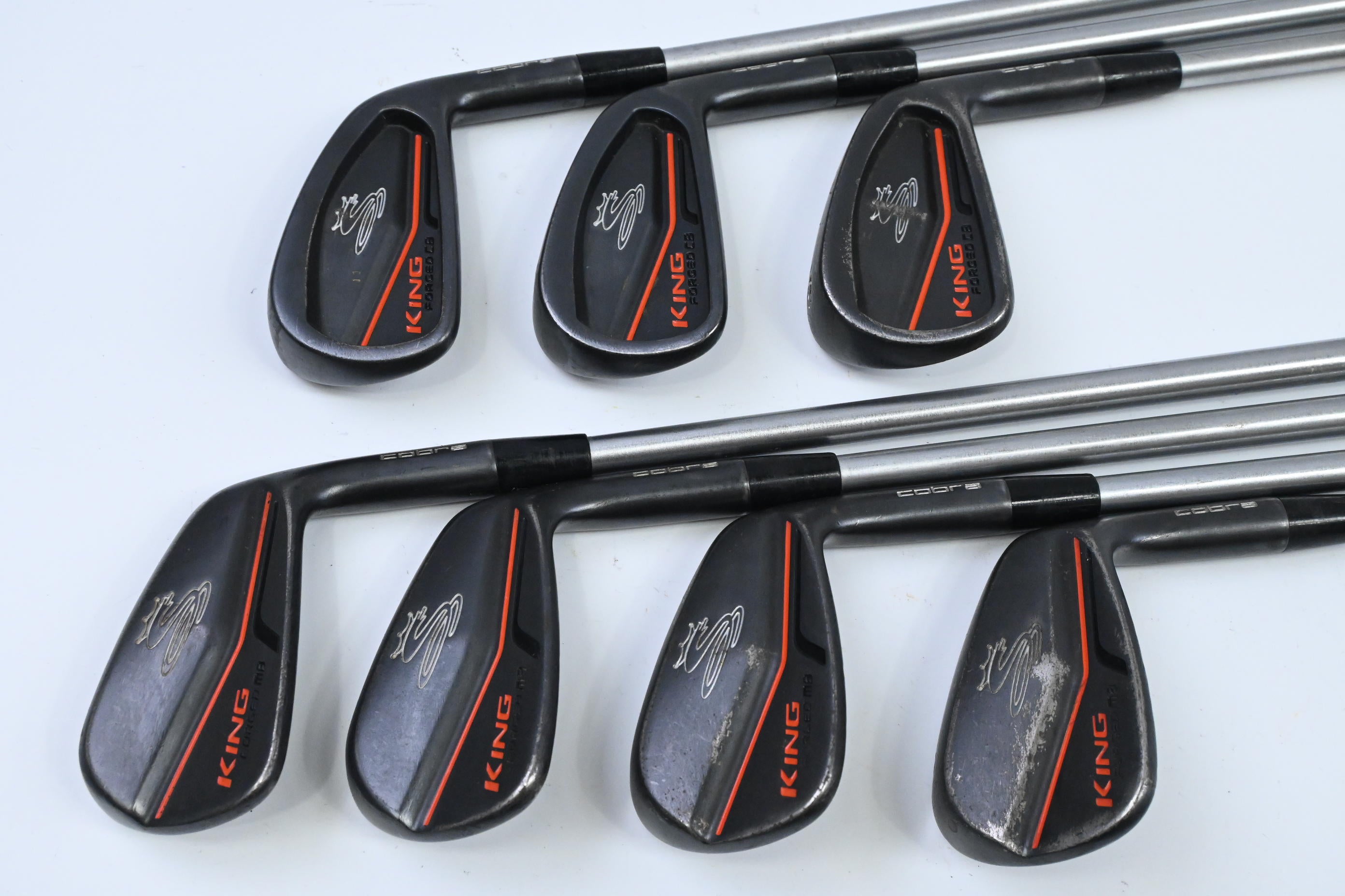 Cobra King Forged CB/MB 2019 Black Irons / 4-PW / Stiff Flex KBS Tour C-Taper