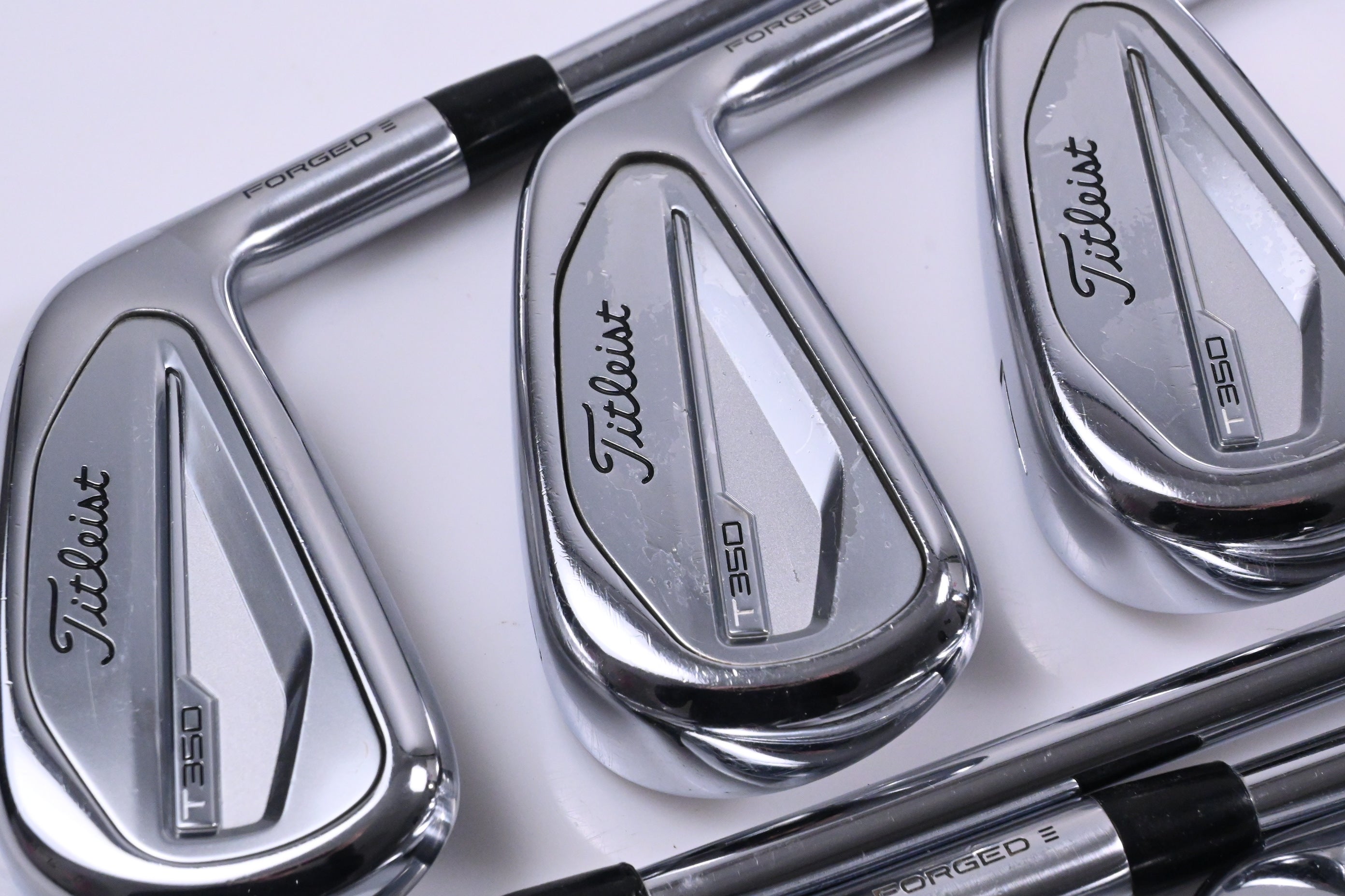 Titleist T350 Irons / 5-PW+48° / Regular Flex AMT Red R300 Shafts