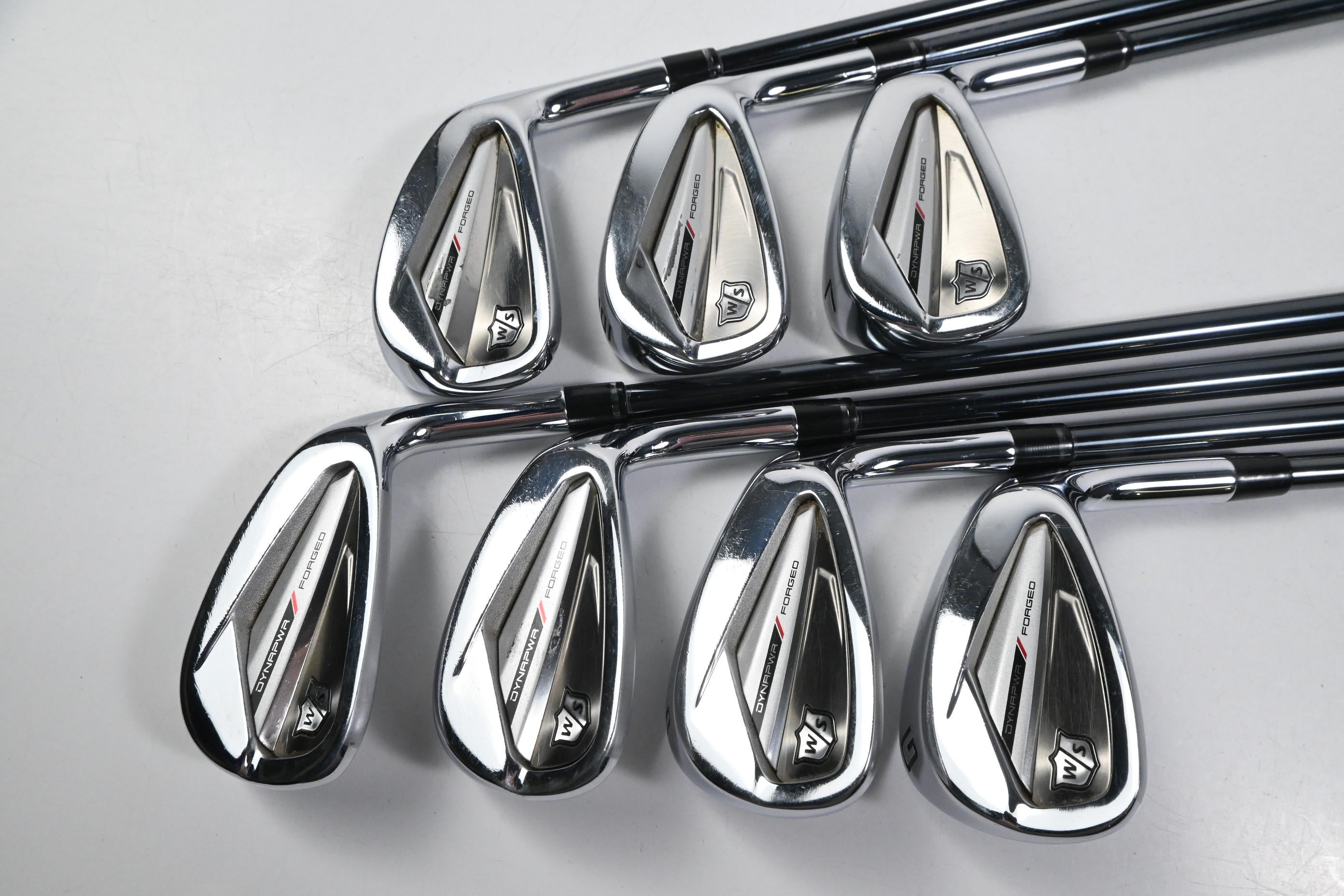 Wilson Dynapwr 2023 Forged Irons / 5-PW+GW / Regular Flex UST Recoil Dart 75