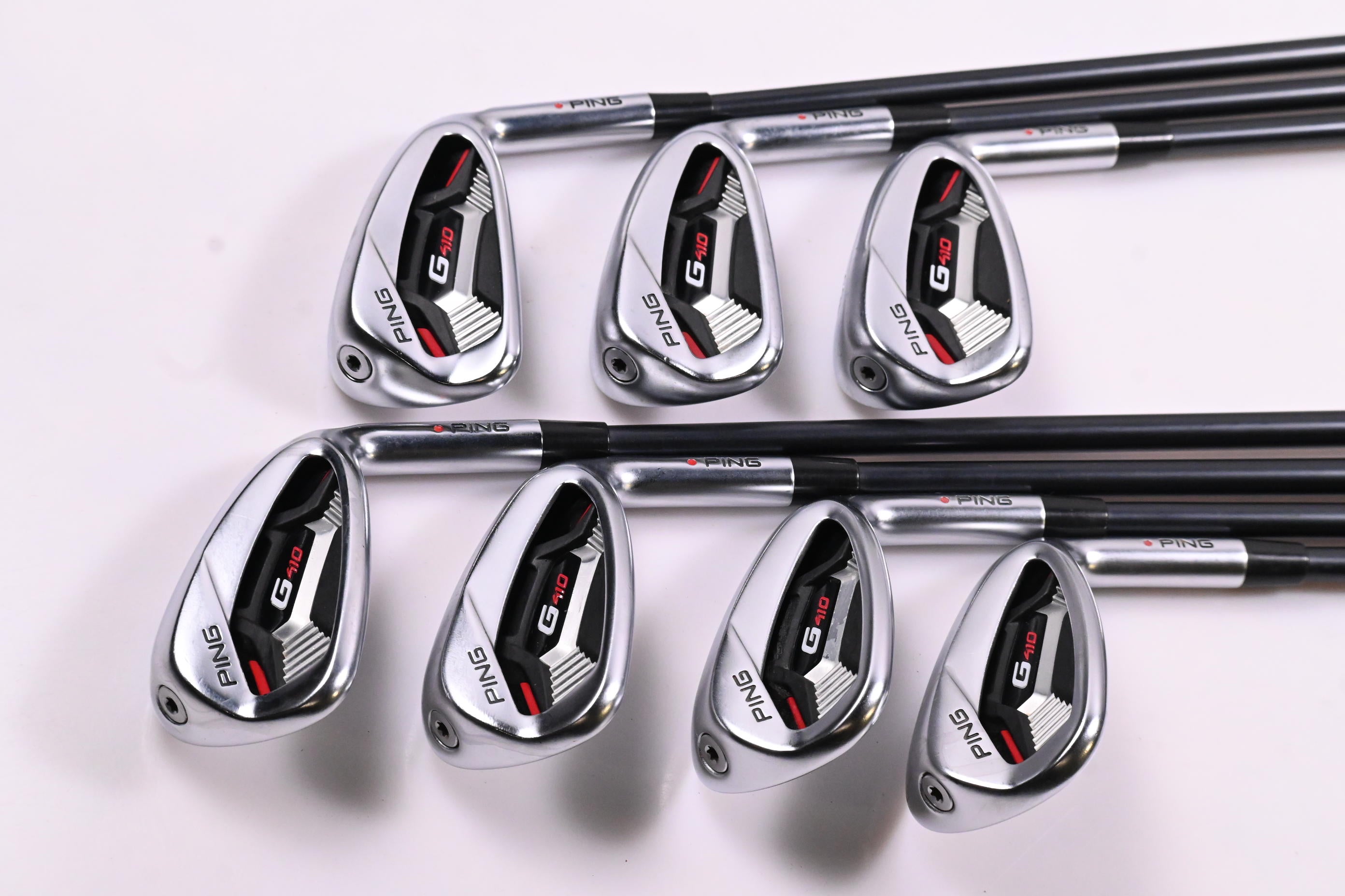 Ping G410 Irons / 6-PW+SW+LW / Red Dot / Senior Flex Ping Alta CB Red Shafts