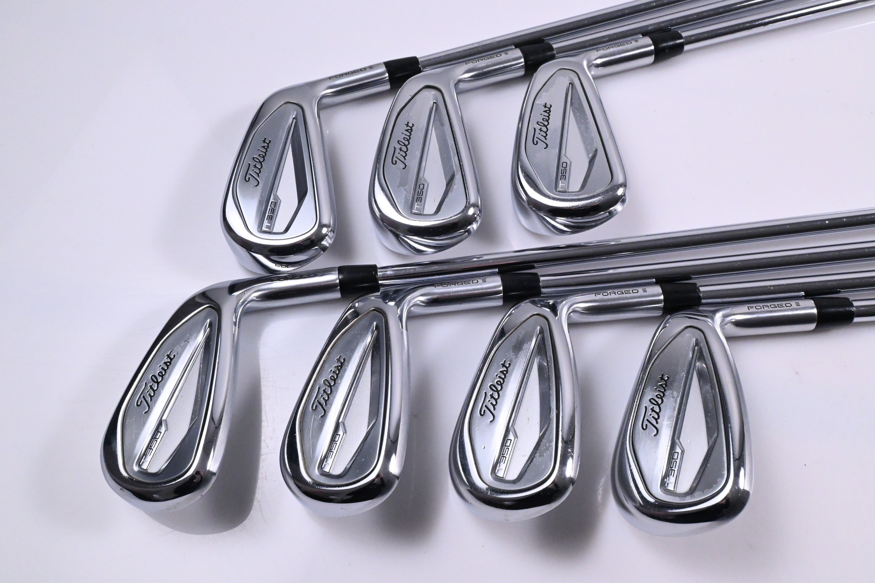 Titleist T350 Irons / 5-PW+48° / Regular Flex AMT Red R300 Shafts