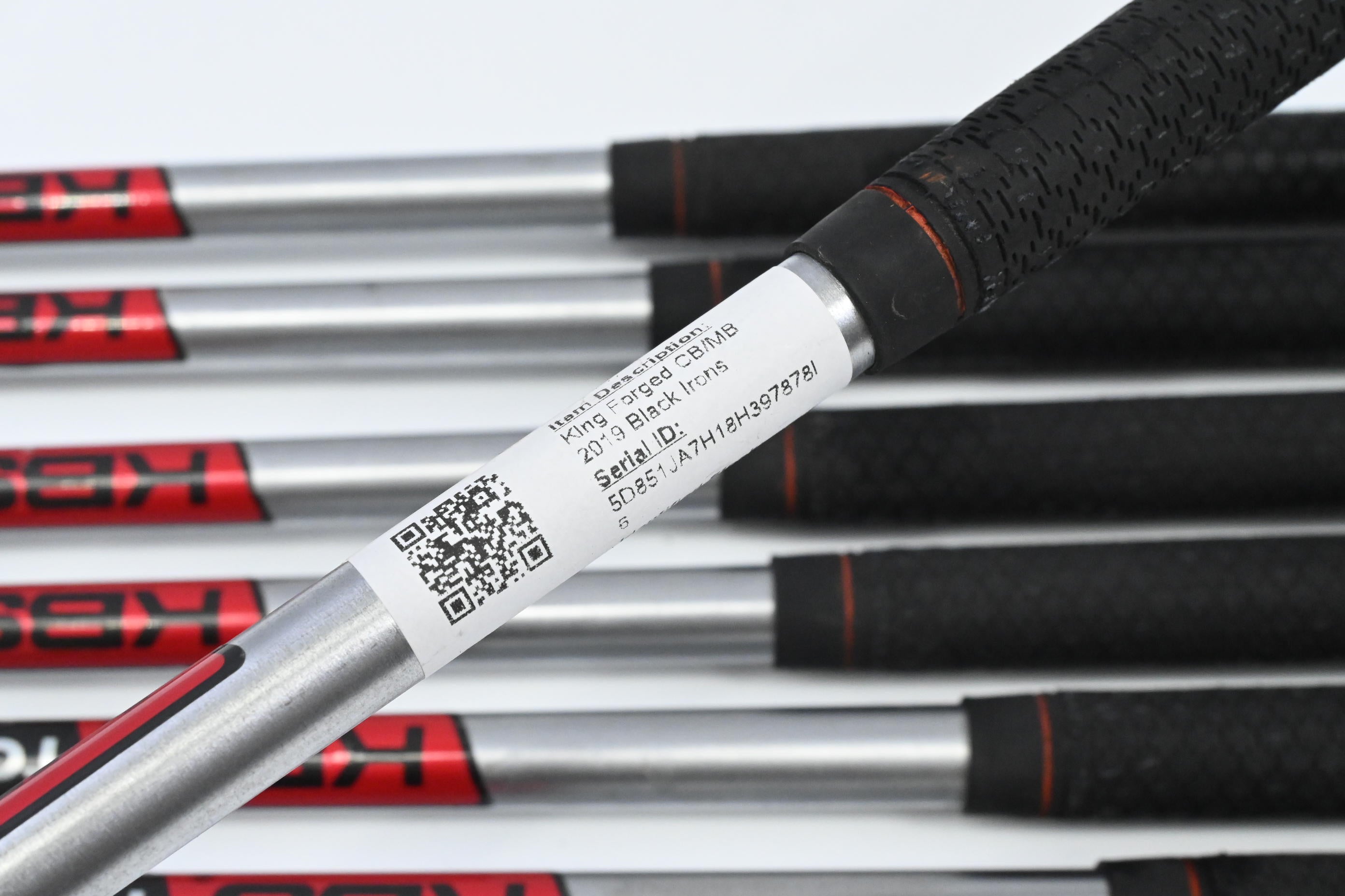 Cobra King Forged CB/MB 2019 Black Irons / 4-PW / Stiff Flex KBS Tour C-Taper