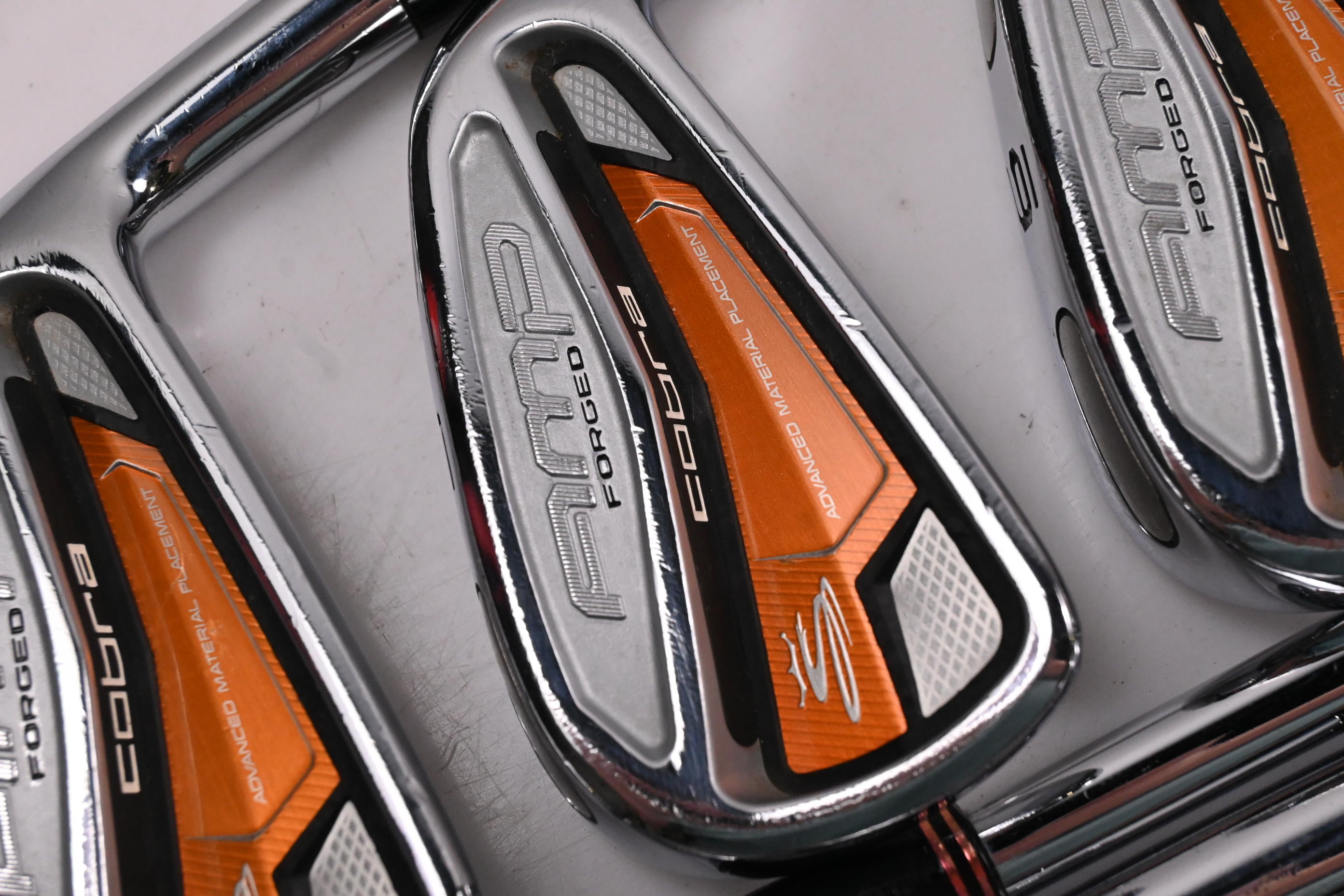 Cobra AMP Forged Irons / 4-PW / Regular Flex KBS Tour Shafts