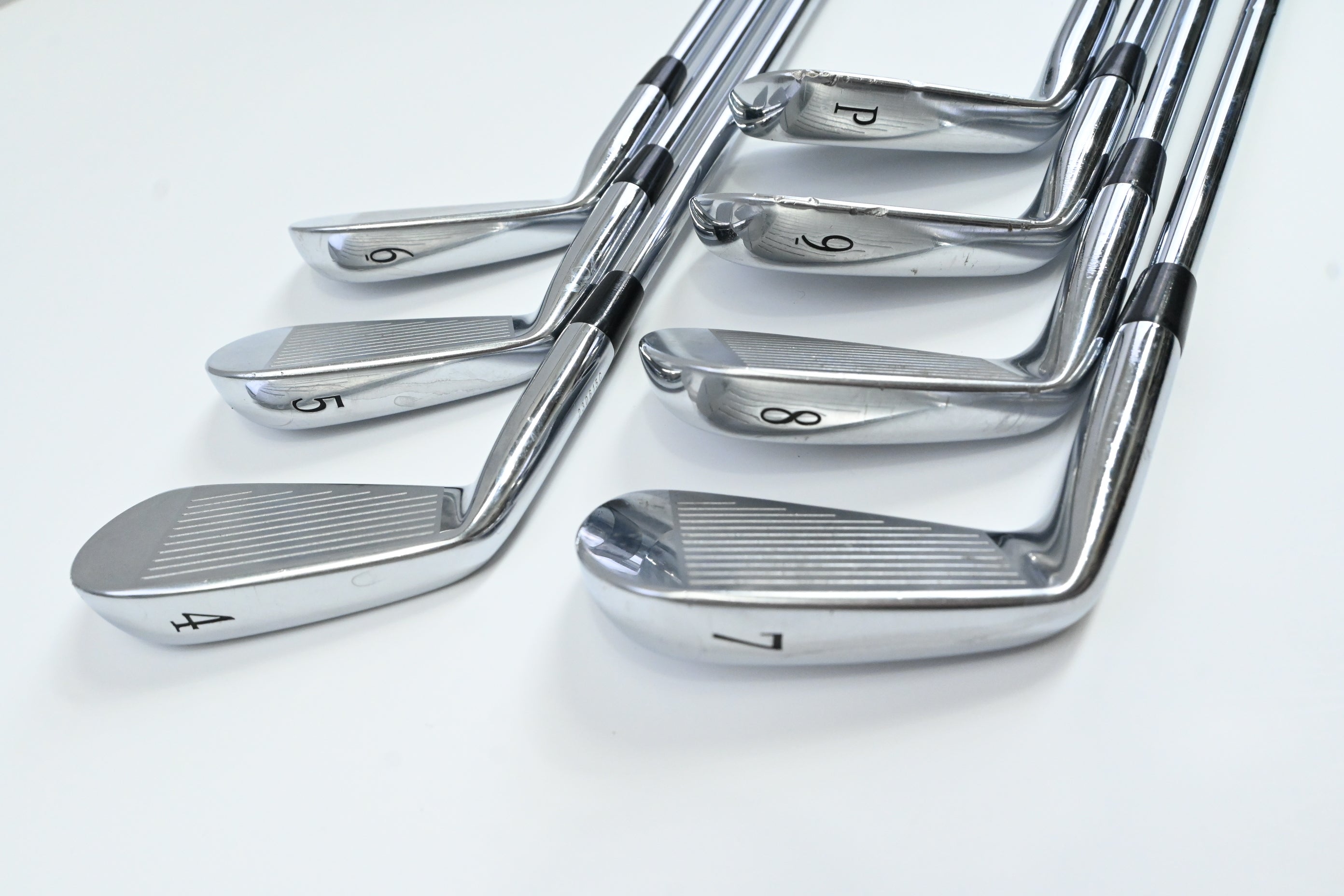 Mizuno MP-4 Irons / 4-PW / Stiff Flex KBS Tour Shafts