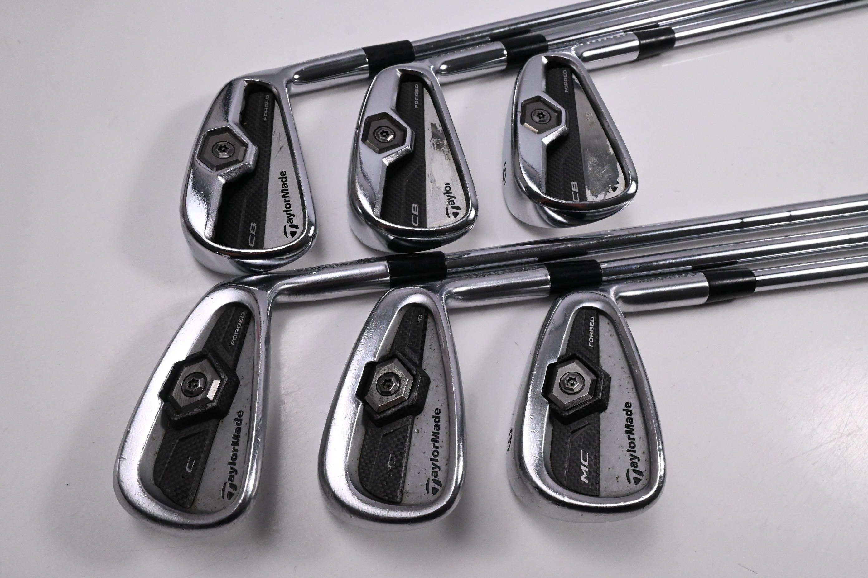 Taylormade Tour Preferred CB 2011 Irons / 4-9I / Regular Flex KBS Tour Shafts