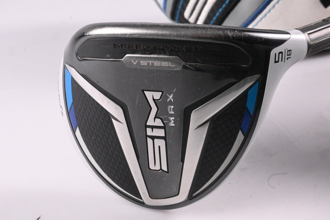 Taylormade SIM Max #5 Wood / 18 Degree / Regular Flex Fujikura Ventus Red 5