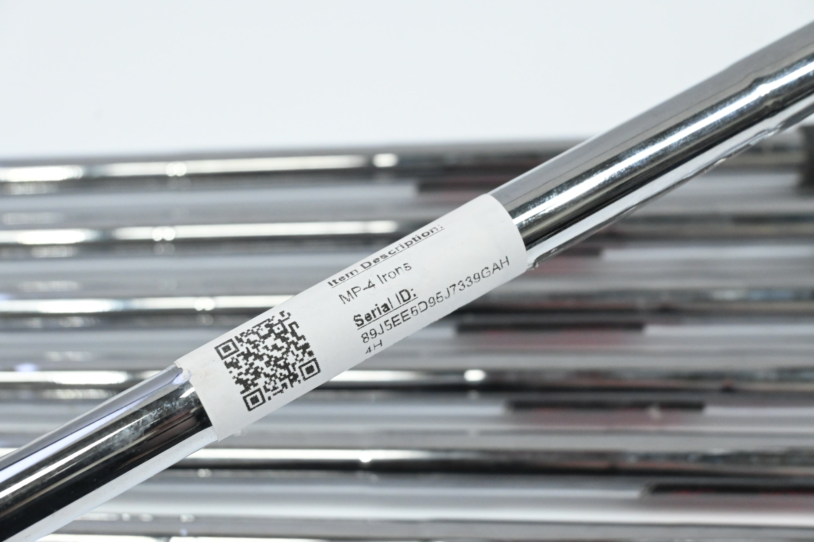 Mizuno MP-4 Irons / 4-PW / Stiff Flex KBS Tour Shafts