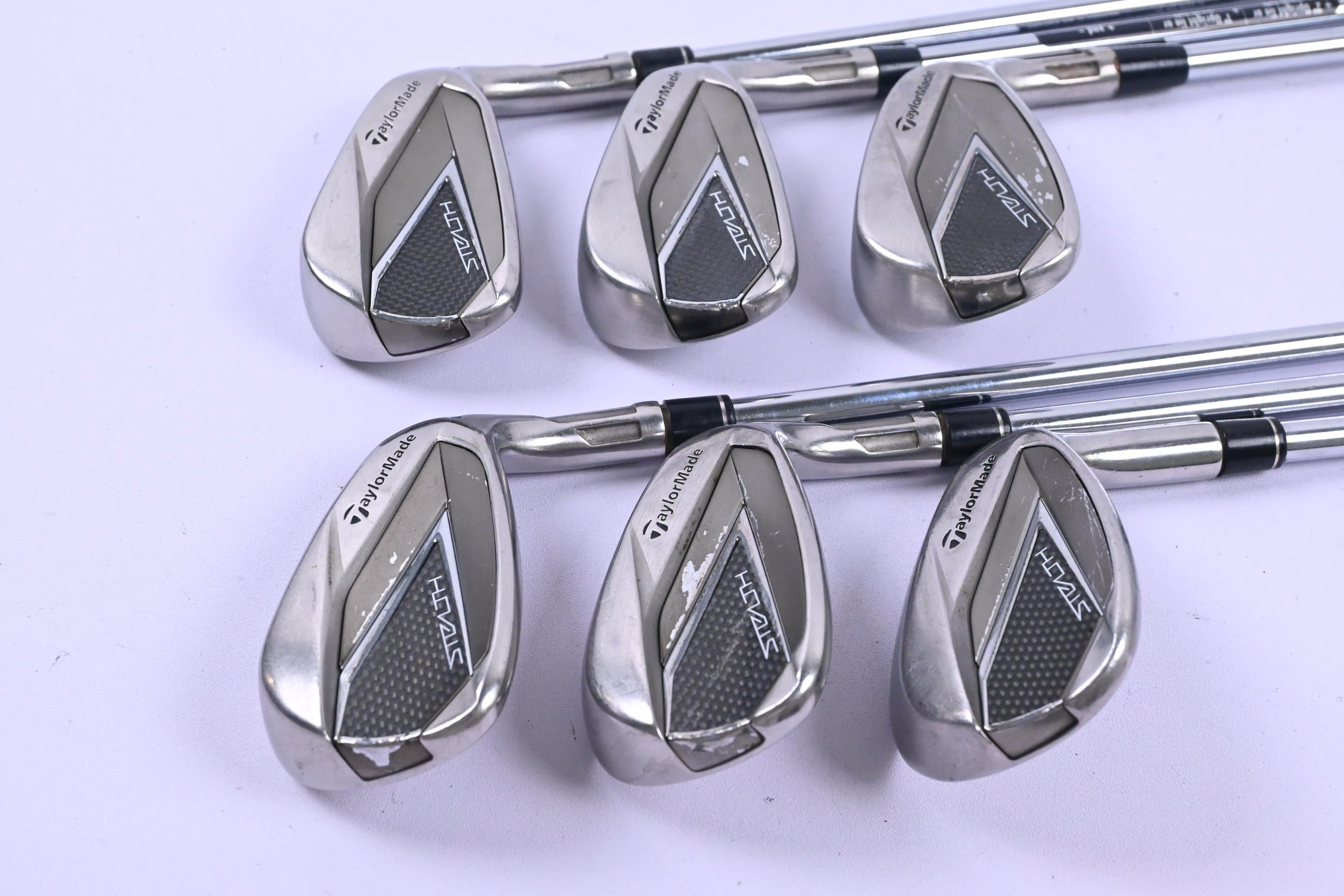 Taylormade Stealth Irons / 6-PW+SW / Stiff Flex KBS Max MT 85 Shafts