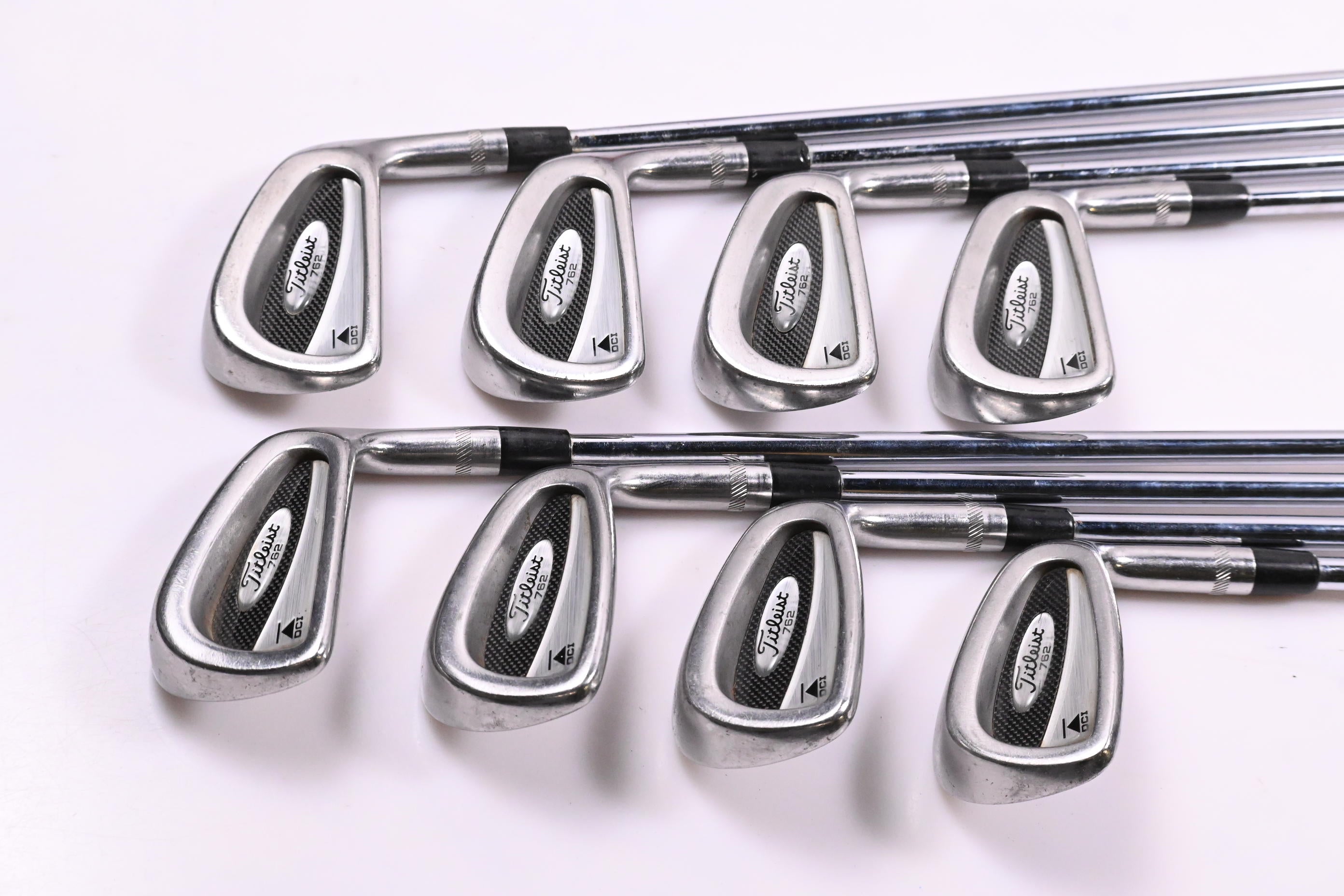 Titleist DCI Black 762 Irons / 3-PW / Regular Flex Dynamic Gold R300 Shafts