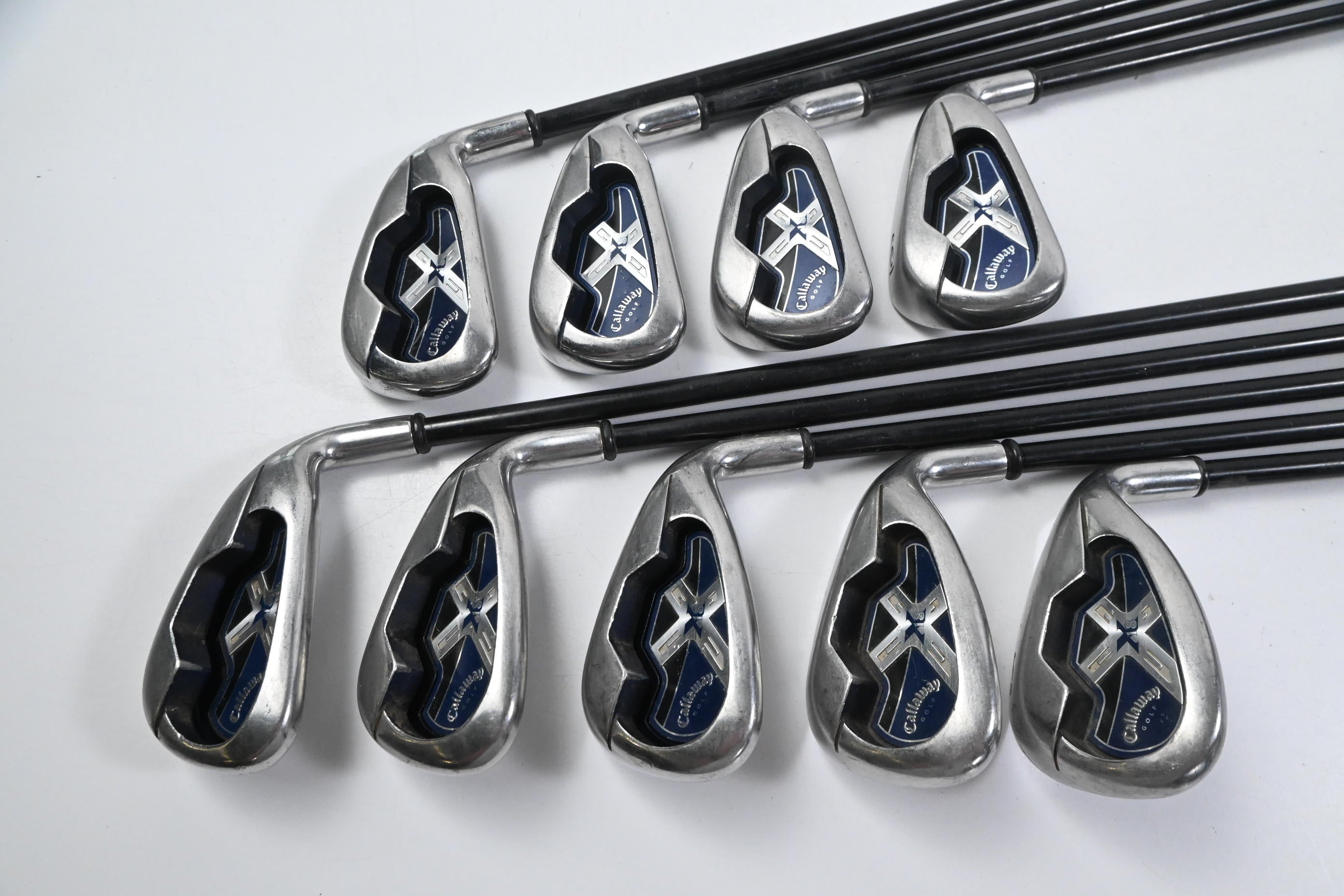 Callaway X-18 Irons / 3-PW+SW / Regular Flex System 75 Shafts