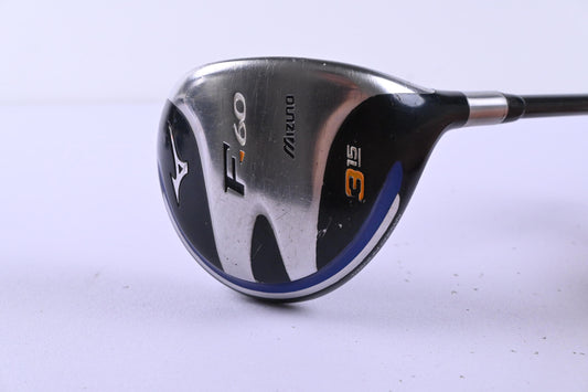 Mizuno F-60 #3 Wood / 15 Degree / Senior Flex Diamana M+ 60 Ltd Shaft