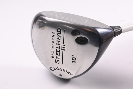 Callaway Steelhead III Driver / 10 Degree / Regular Flex Callaway System III