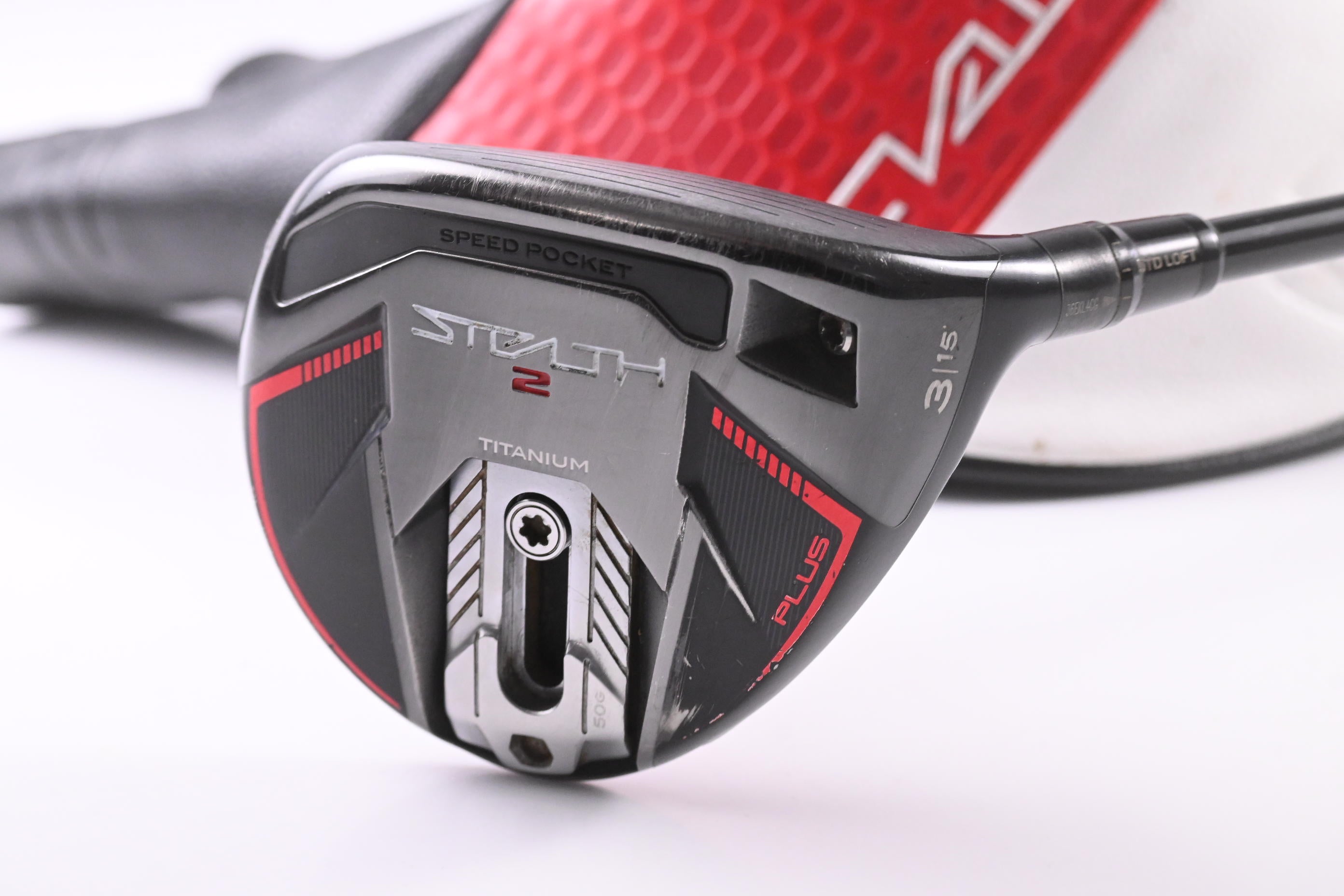 Taylormade Stealth 2 Plus #3 Wood / 15 Degree / Regular Flex Kai'li Red 60 Shaft