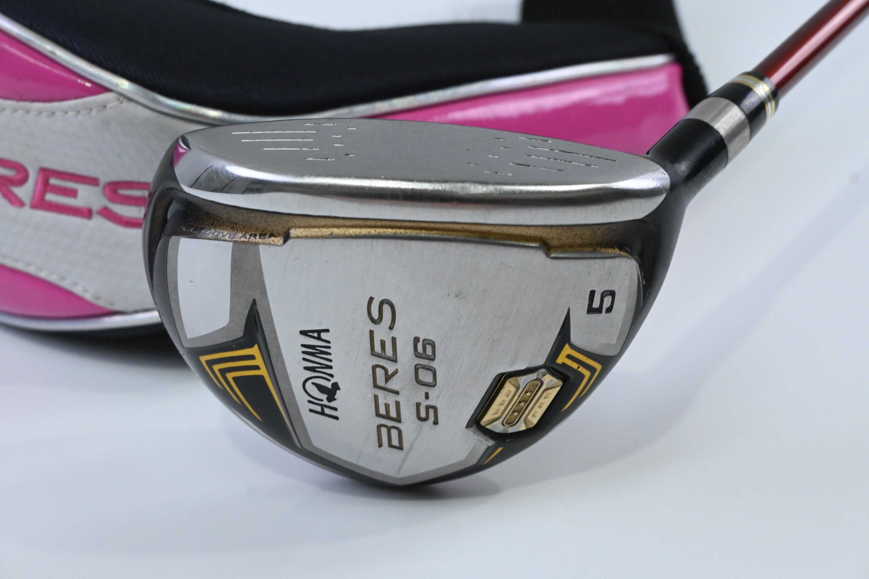 Ladies Honma Beres S-06 #5 Wood / 18 Degree / Ladies Flex Honma Armrq 8 49 Shaft