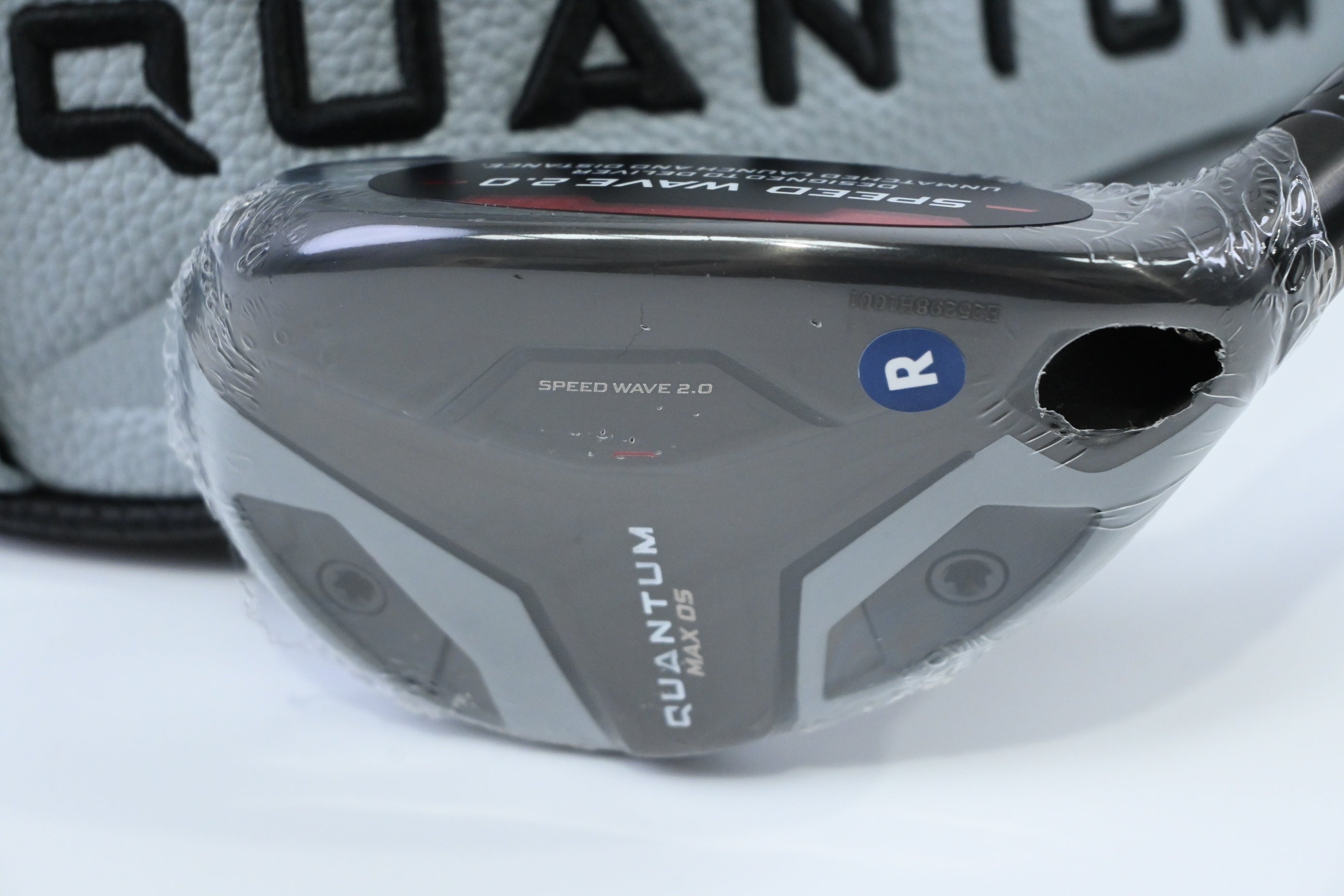 Callaway Quantum Max OS #5 Hybrid / 23 Degree / Regular Flex Denali Frost Silver