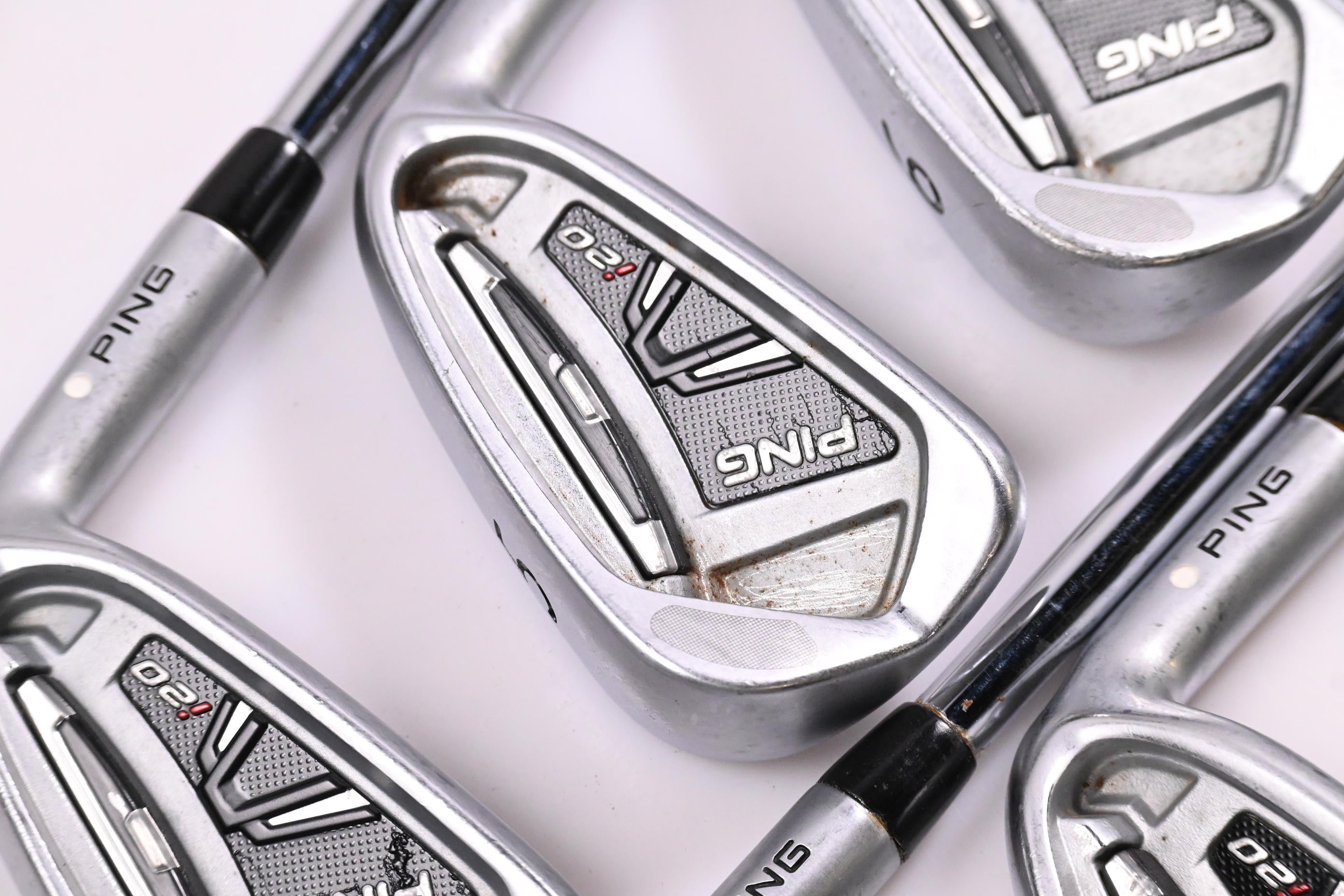 Ping i20 Irons / 4-9i / White Dot / X-Flex Project X Flighted Shafts