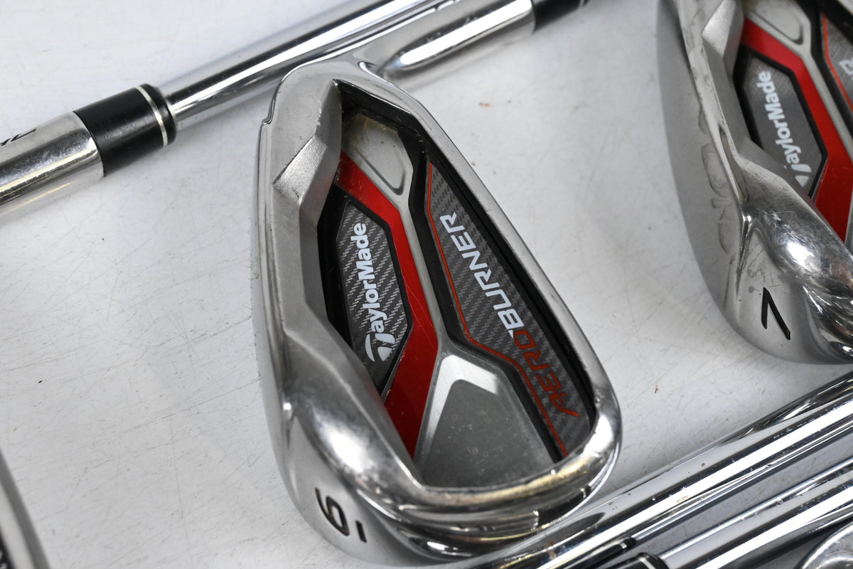 Taylormade Aeroburner Irons / 5-PW+SW / Regular Flex Aero Burner Shafts