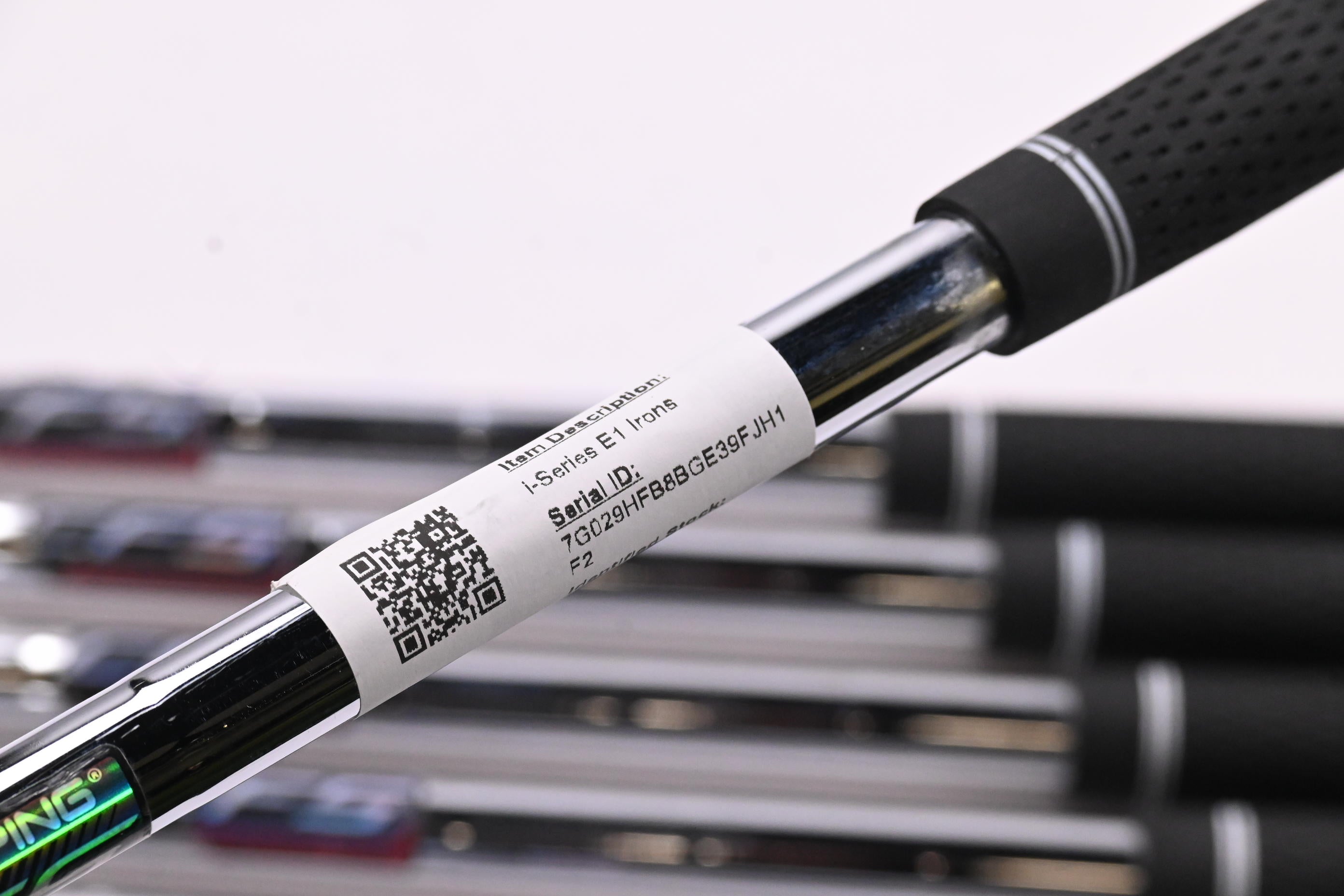 Ping i-Series E1 Irons / 5-PW / Green Dot / Regular Flex Ping CFS Distance Shafts