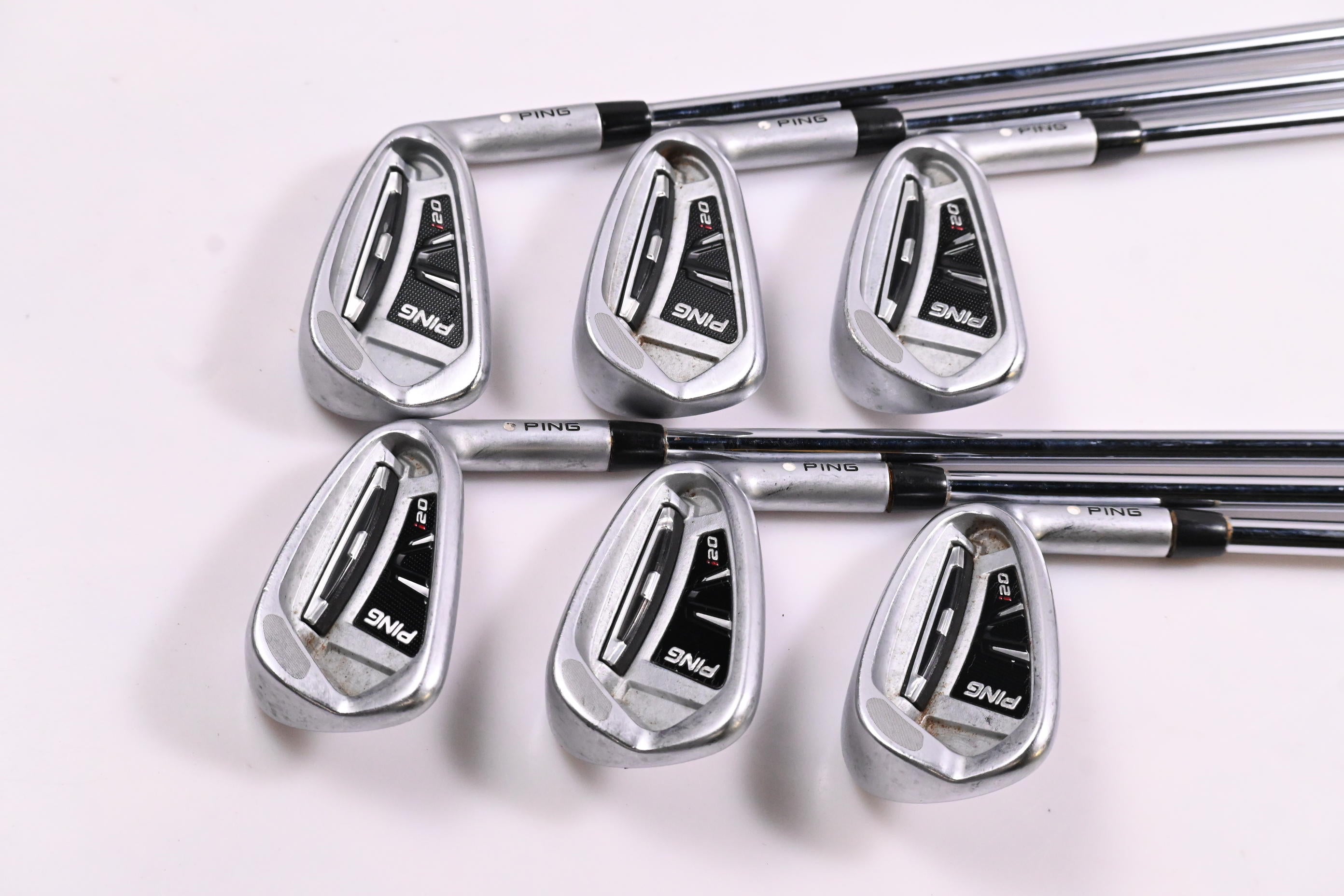Ping i20 Irons / 4-9i / White Dot / X-Flex Project X Flighted Shafts