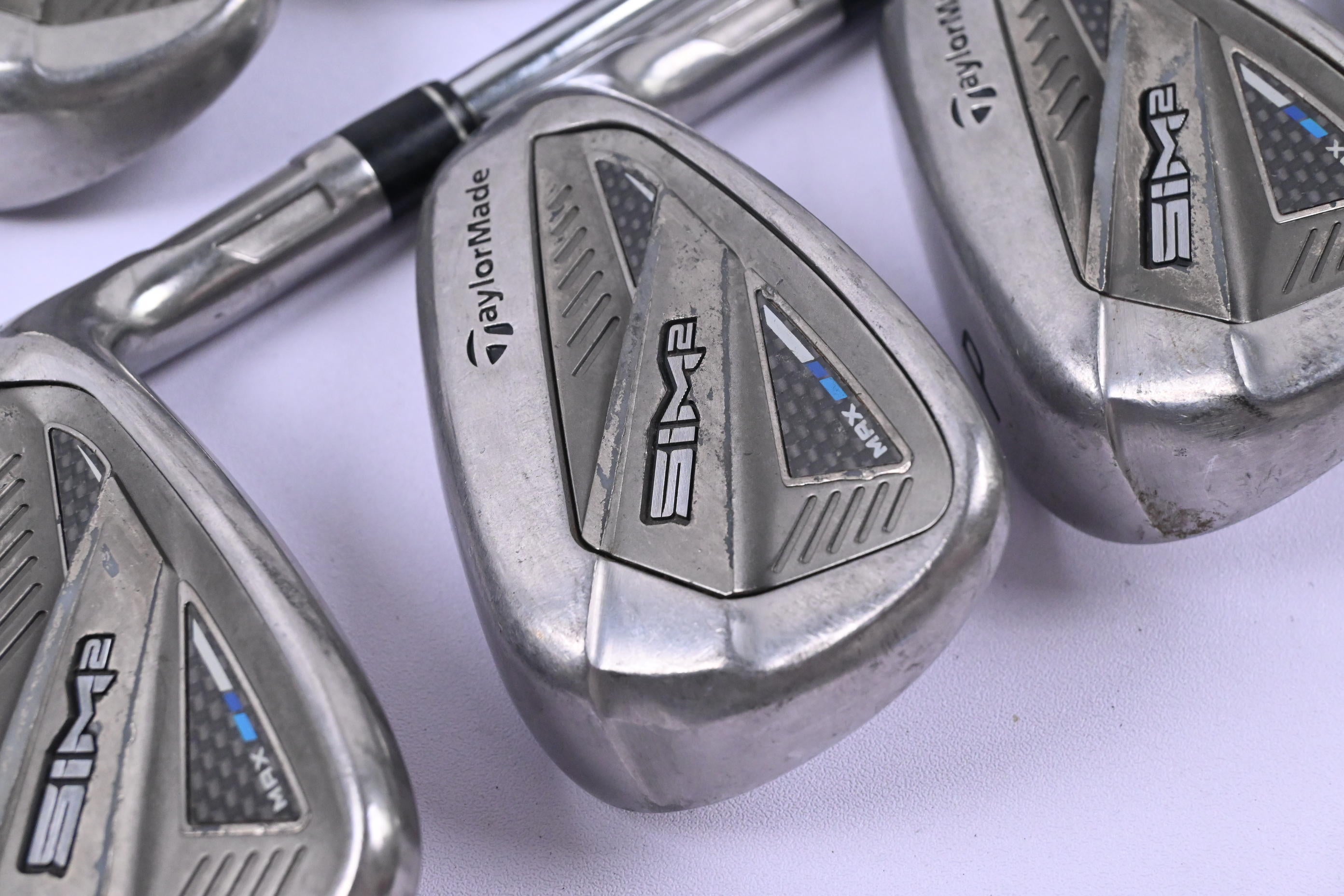 Taylormade SIM2 Max Irons / 5-PW+GW / Stiff Flex KBS Tour 120 Shafts