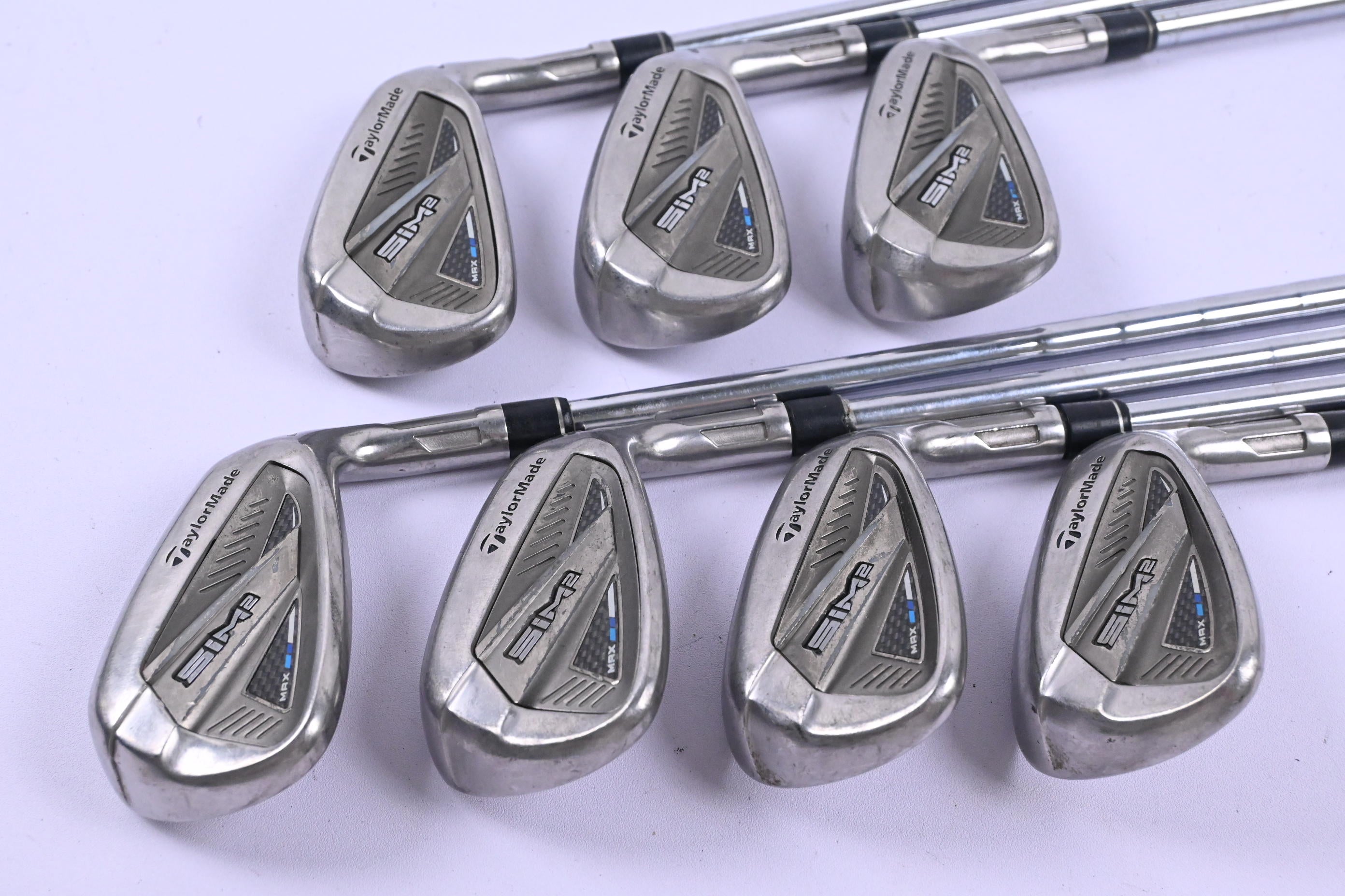 Taylormade SIM2 Max Irons / 5-PW+GW / Stiff Flex KBS Tour 120 Shafts