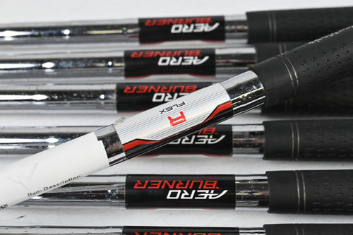 Taylormade Aeroburner Irons / 5-PW+SW / Regular Flex Aero Burner Shafts