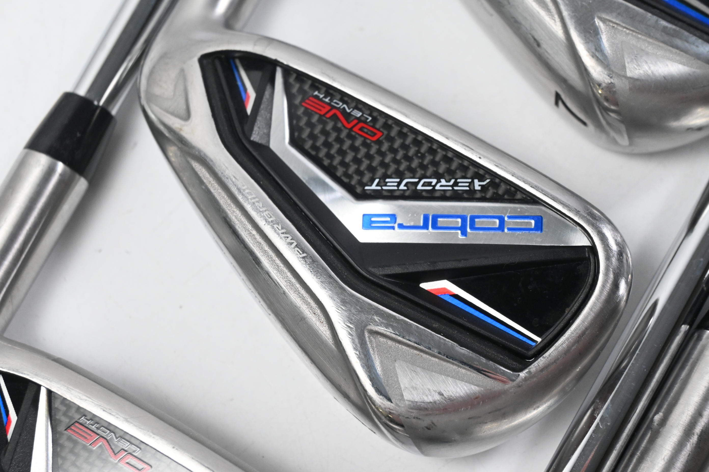 Cobra Aerojet One Length Irons / 5-PW+GW / Regular Flex KBS Tour Lite Shafts