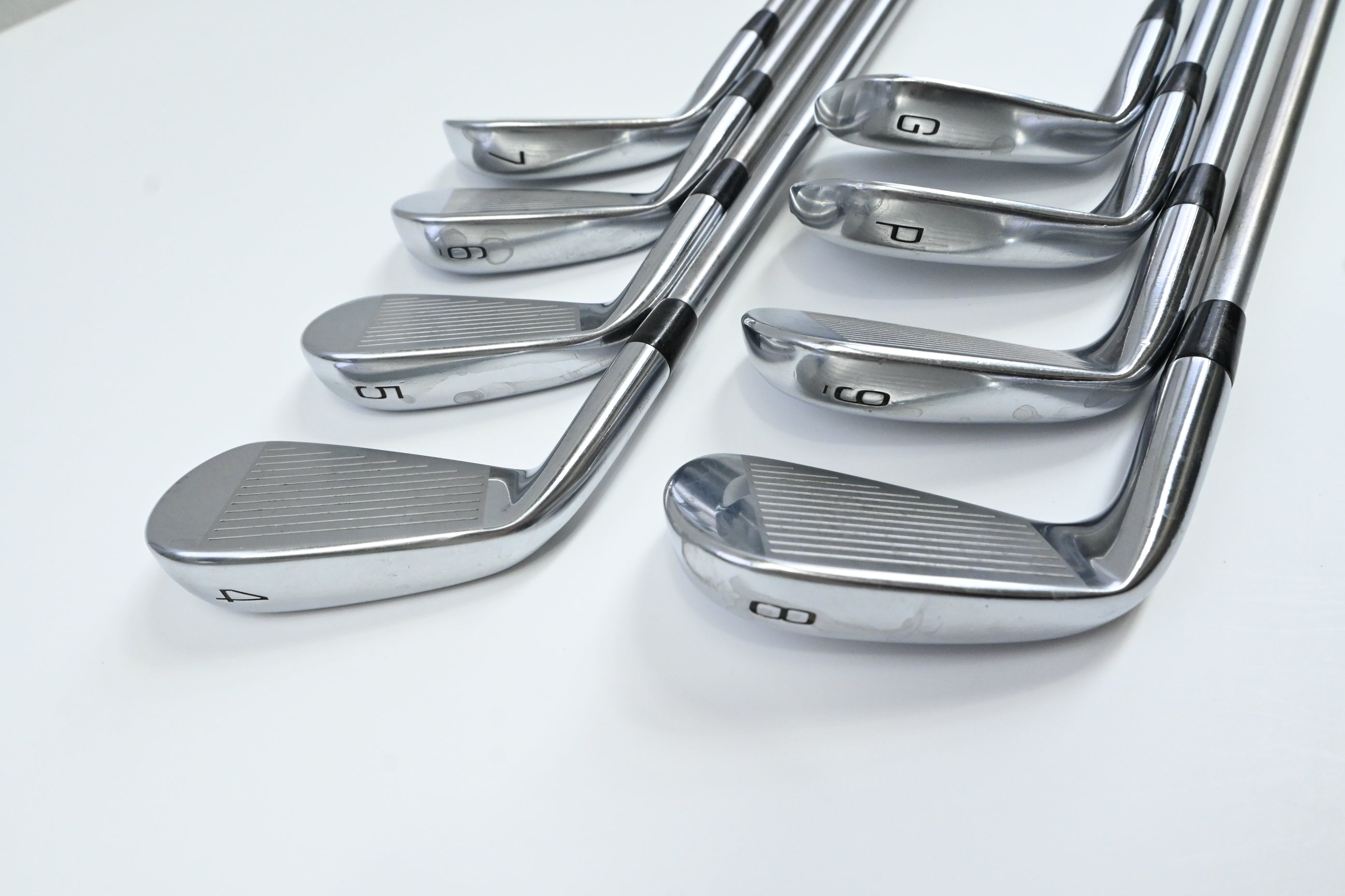 Mizuno Pro 225 Irons / 4-PW+GW / Stiff Flex KBS Tour C-Taper Shafts