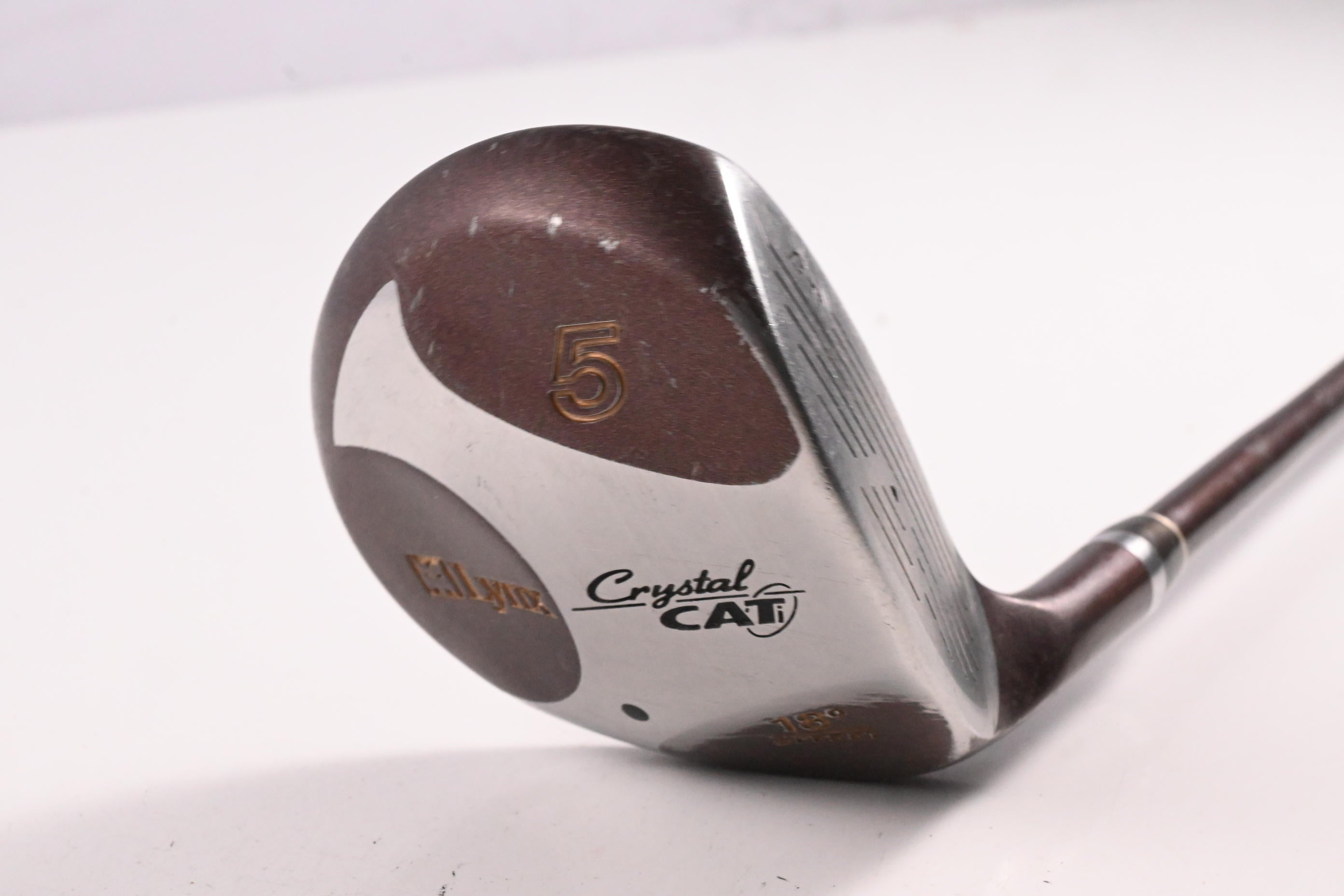 Ladies Lynx Crystal Cat #5 Wood / 18 Degree / Ladies Flex Lynx Dual Flare Shaft