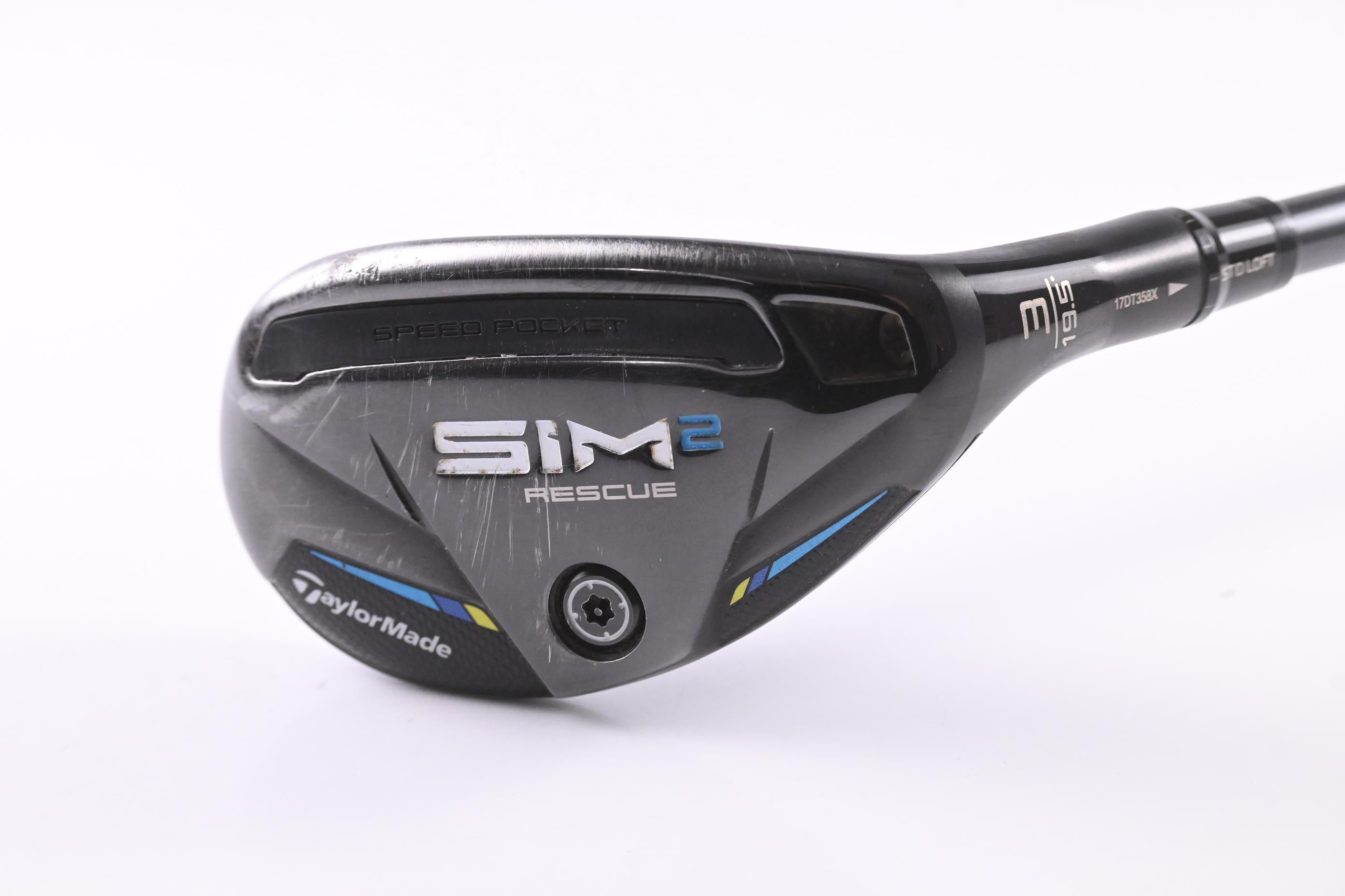 Taylormade SIM2 #3 Hybrid / 19.5 Degree / Stiff Flex Fujikura Speeder 869 Shaft