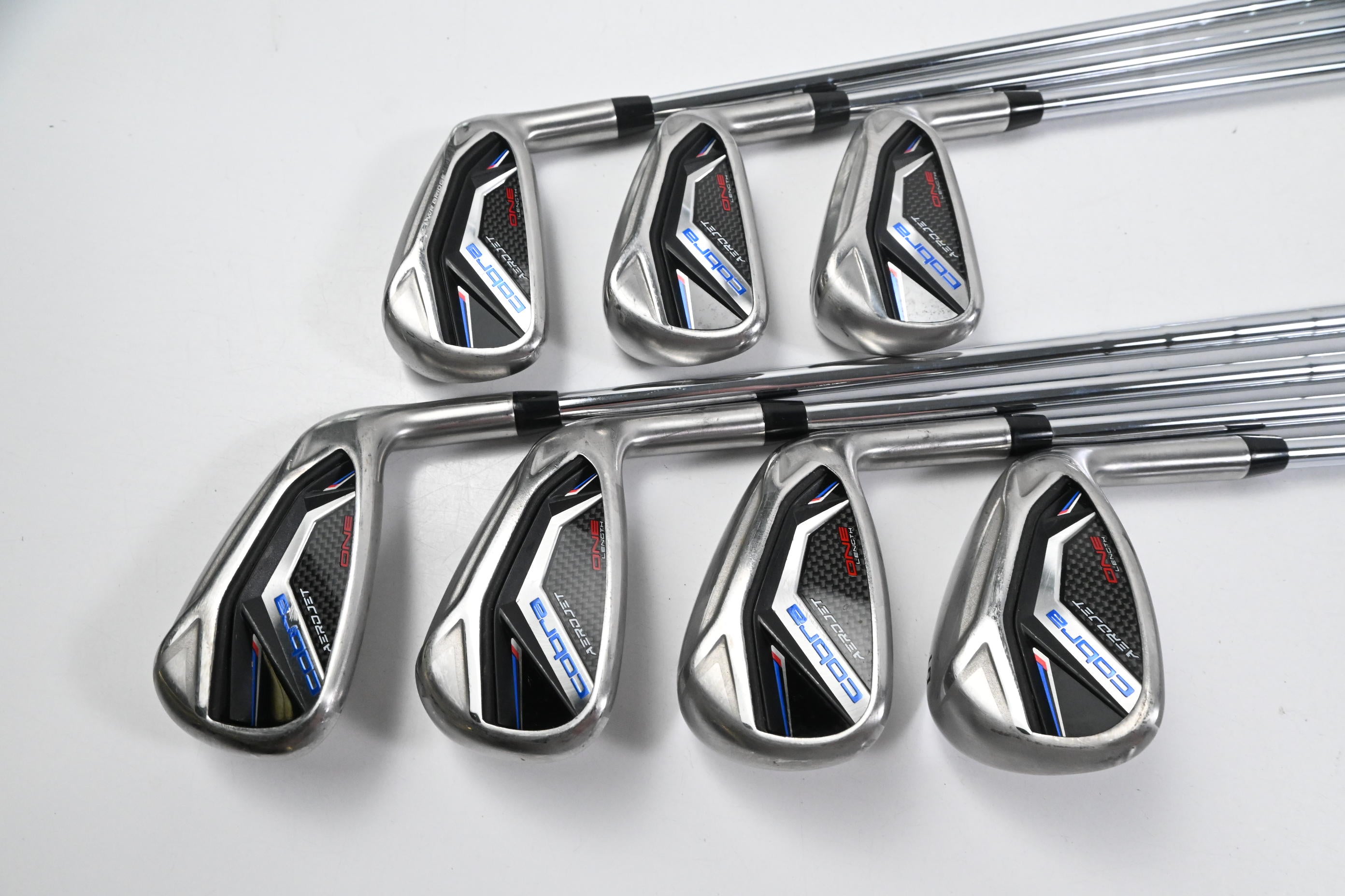 Cobra Aerojet One Length Irons / 5-PW+GW / Regular Flex KBS Tour Lite Shafts
