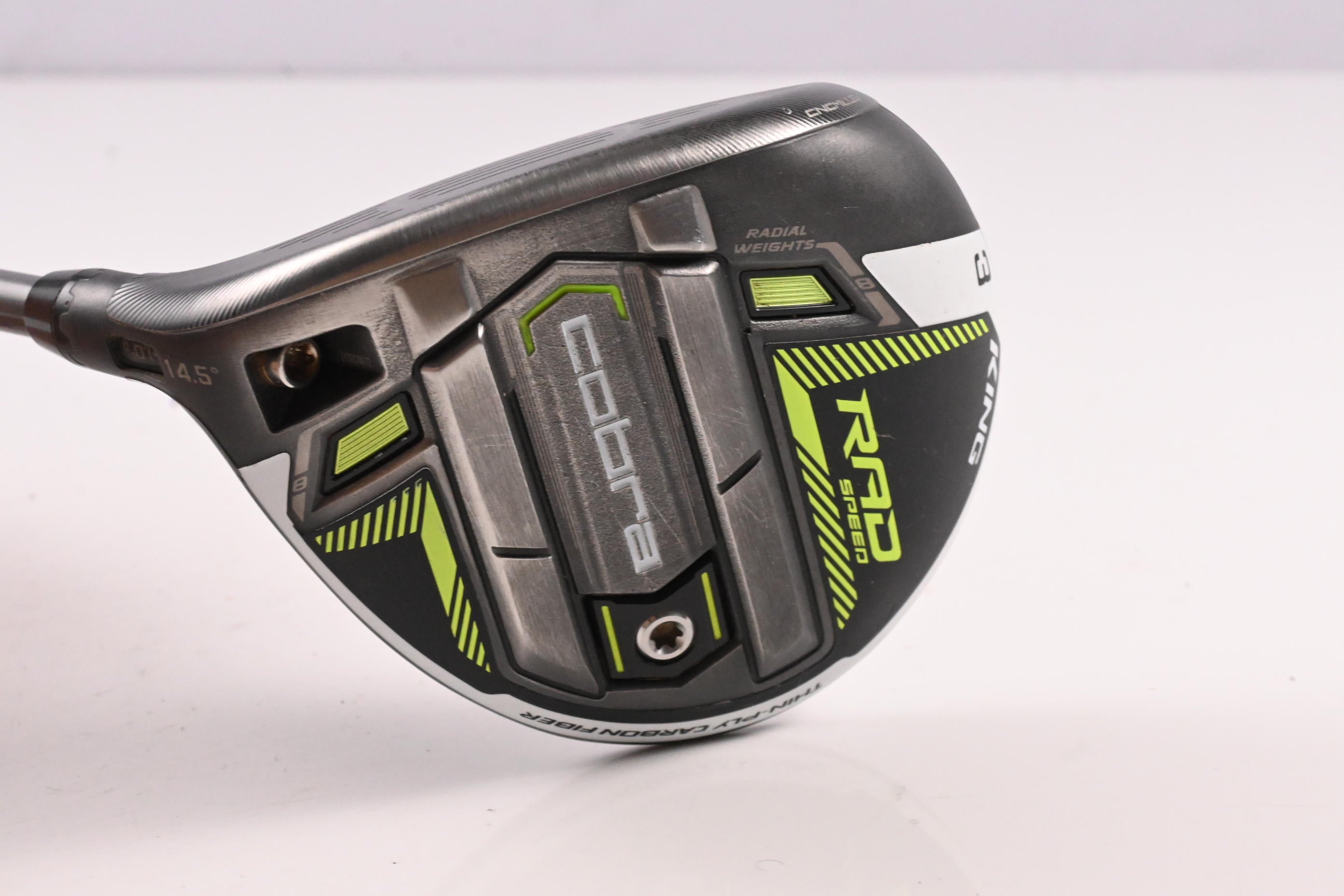 Left Hand Cobra King Radspeed #3 Wood / 14.5 Degree / Senior Flex Evenflow 40