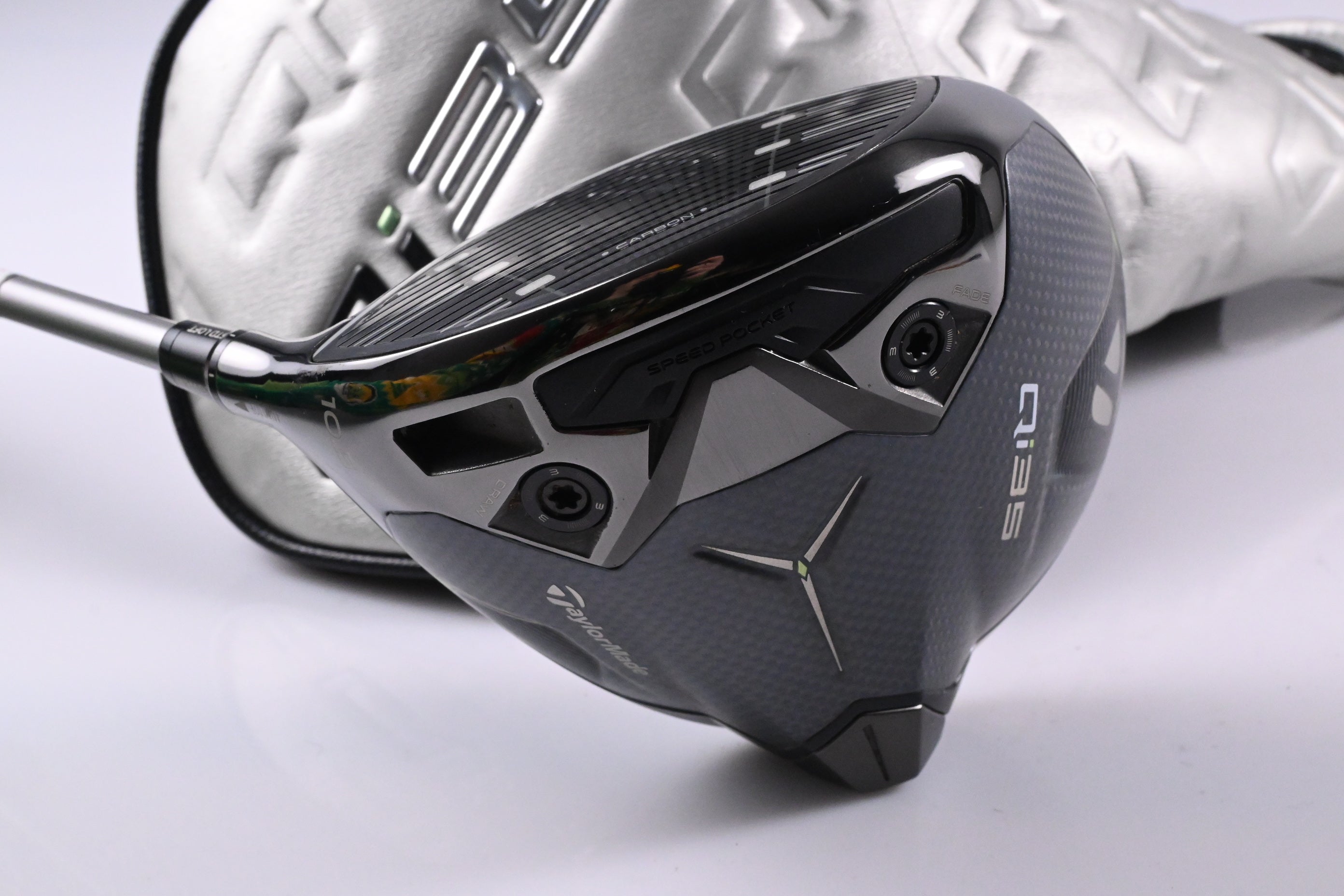 Left Hand Taylormade Qi35 LS Driver / 10.5 Degree / Regular Flex Air Speeder TCS