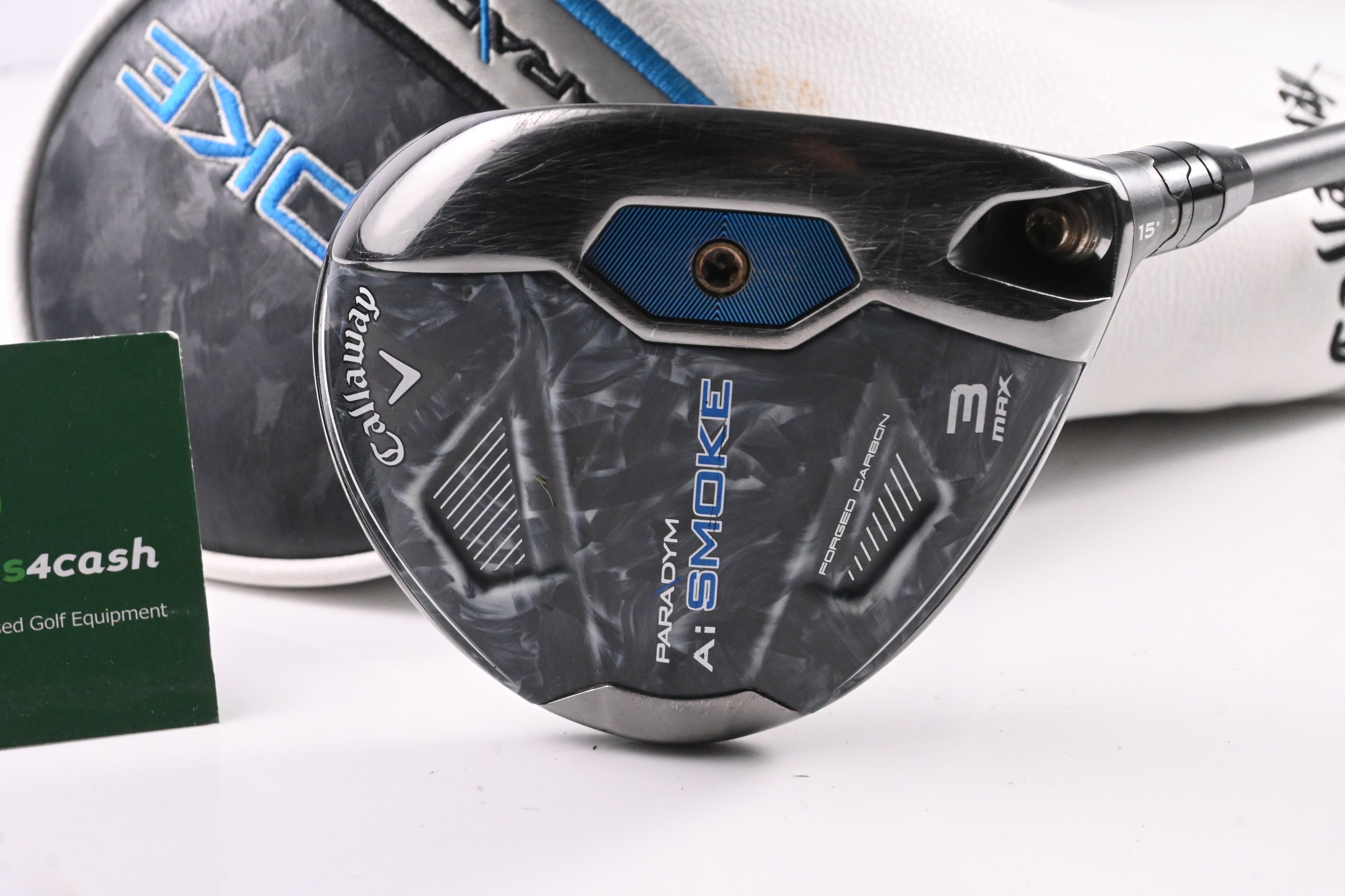 Callaway Paradym Ai Smoke Max #3 Wood / 15 Degree / Stiff Flex Tensei AV Blue 65