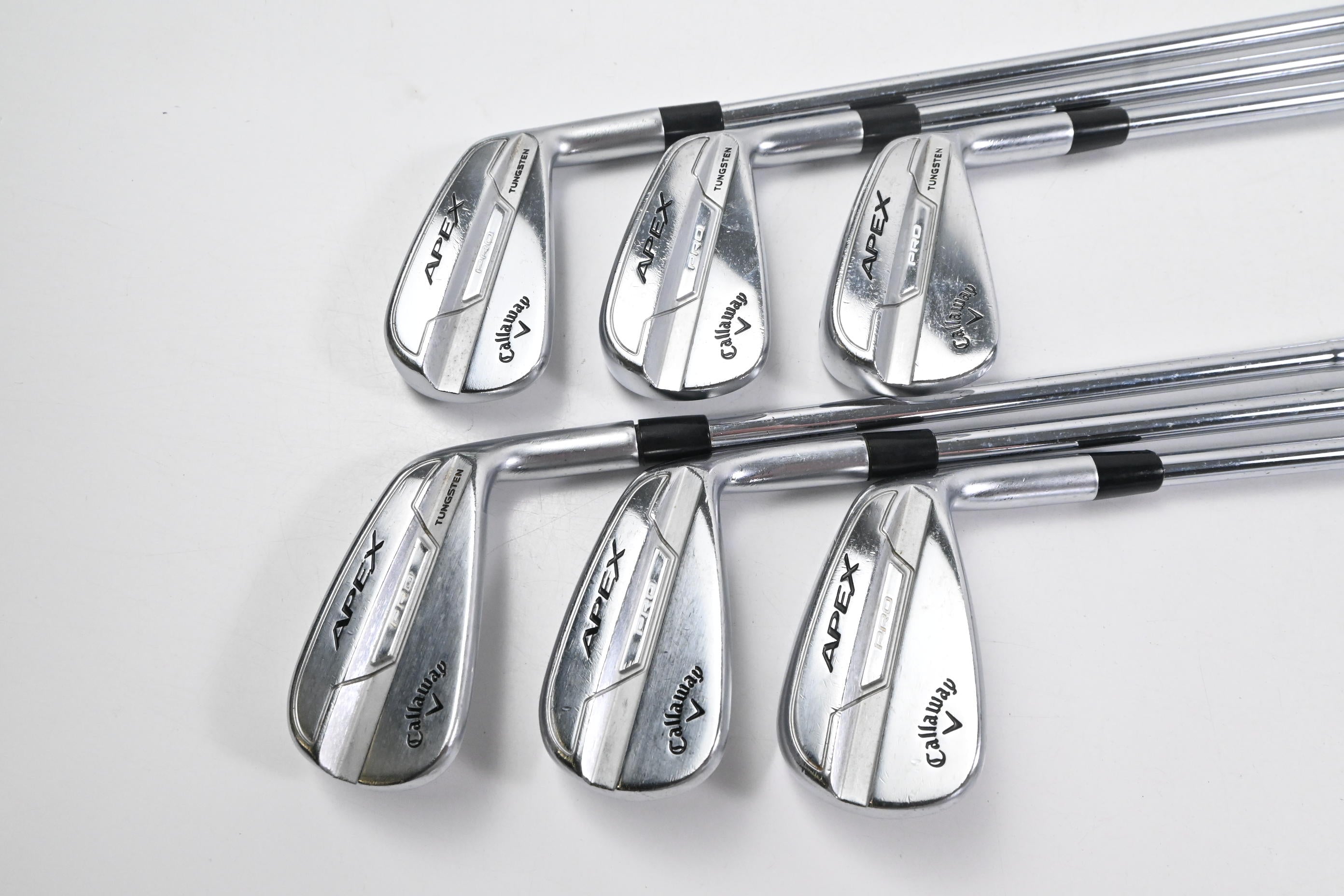 Callaway Apex Pro 21 Irons / 4-9i / Stiff Flex Elevate ETS 115 Shafts